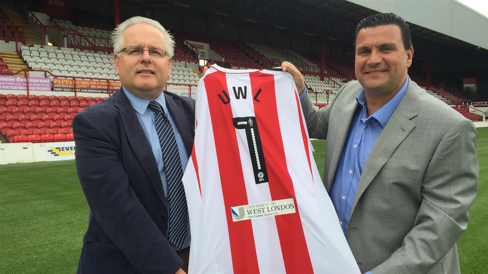 University of West London get behind The Bees for the new season