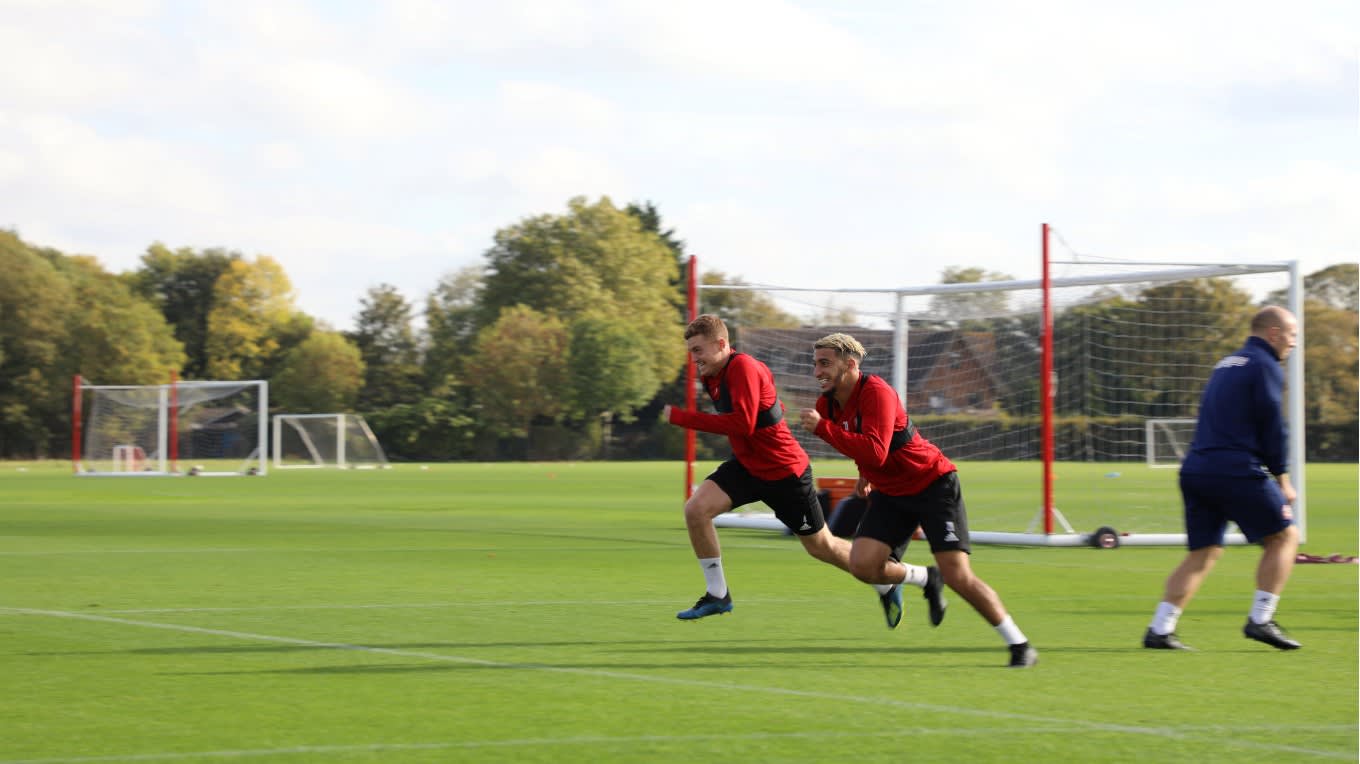 Watch: Training at Jersey Road 