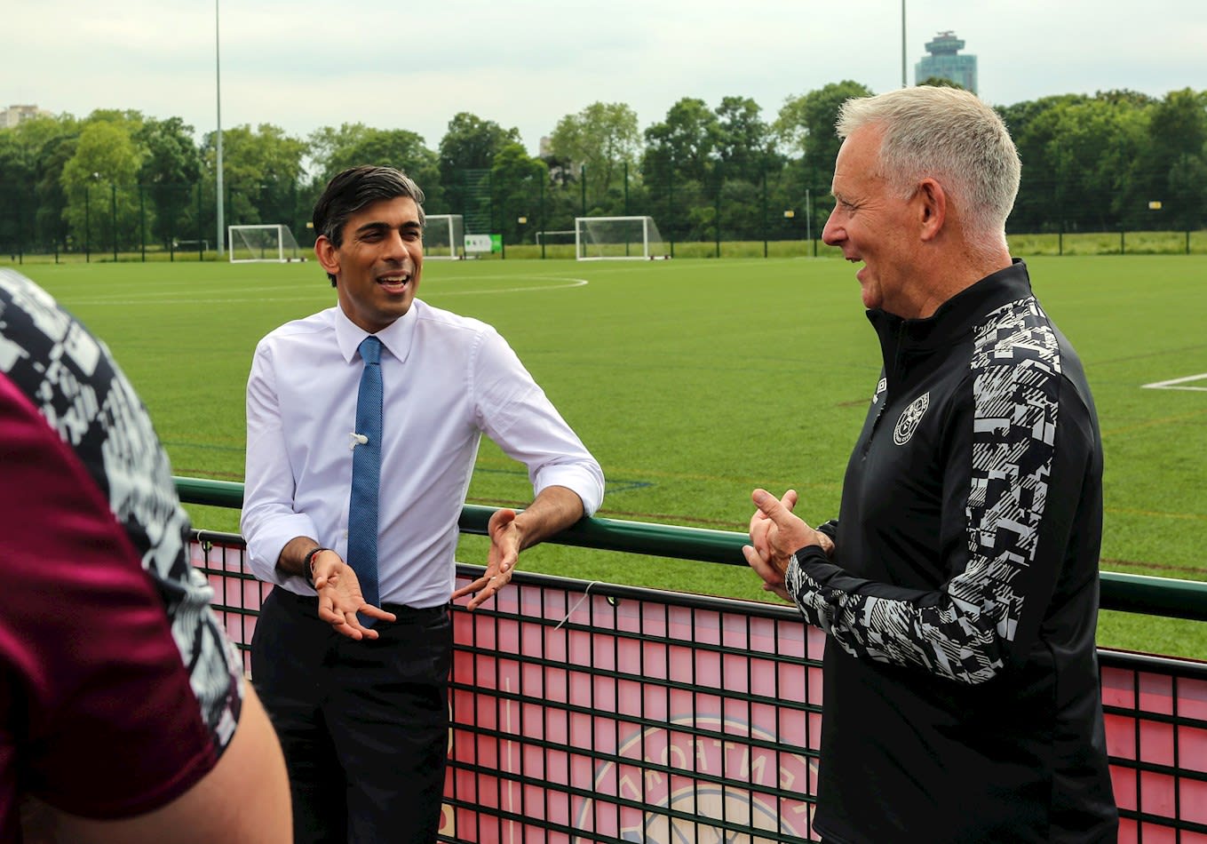 Watch: Chancellor Rishi Sunak visits Gunnersbury Park Sports Hub