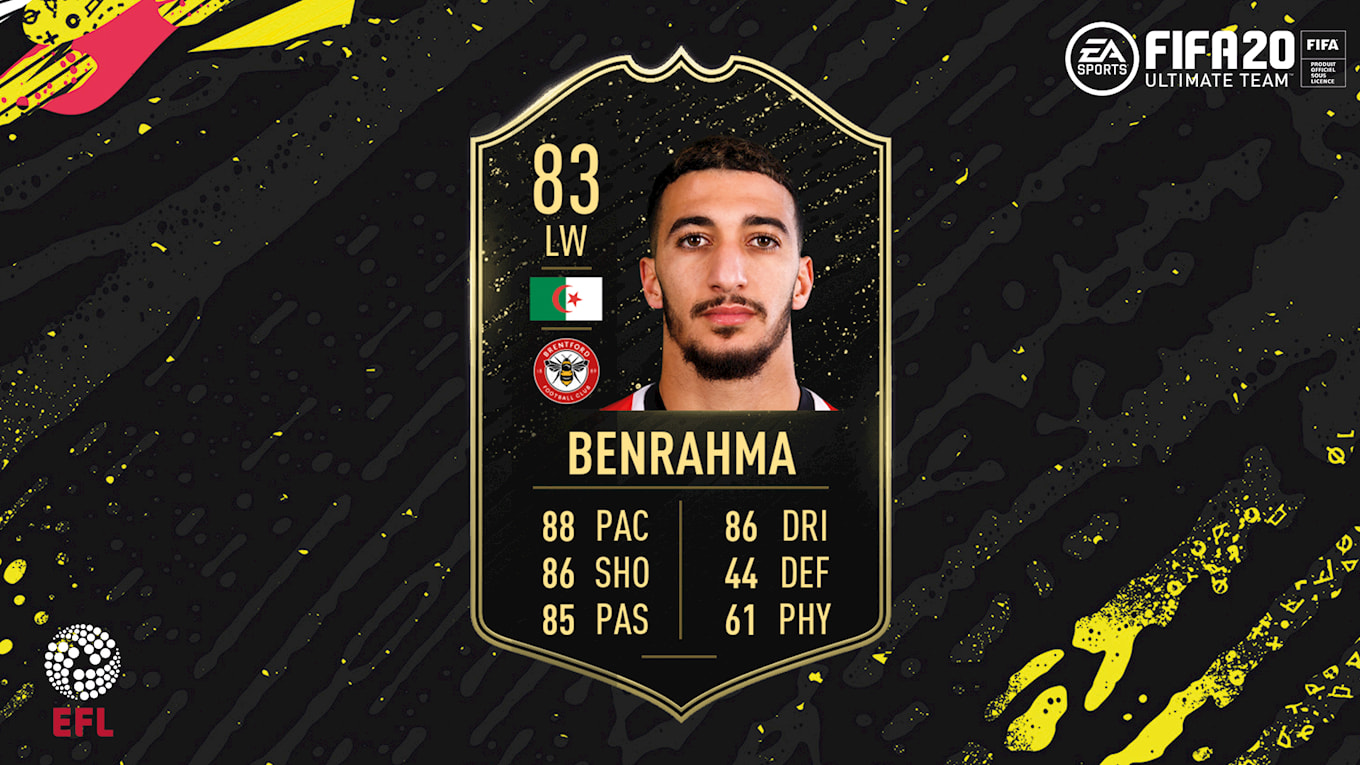 Said Benrahma  earns place in FIFA 20 Team of the Week