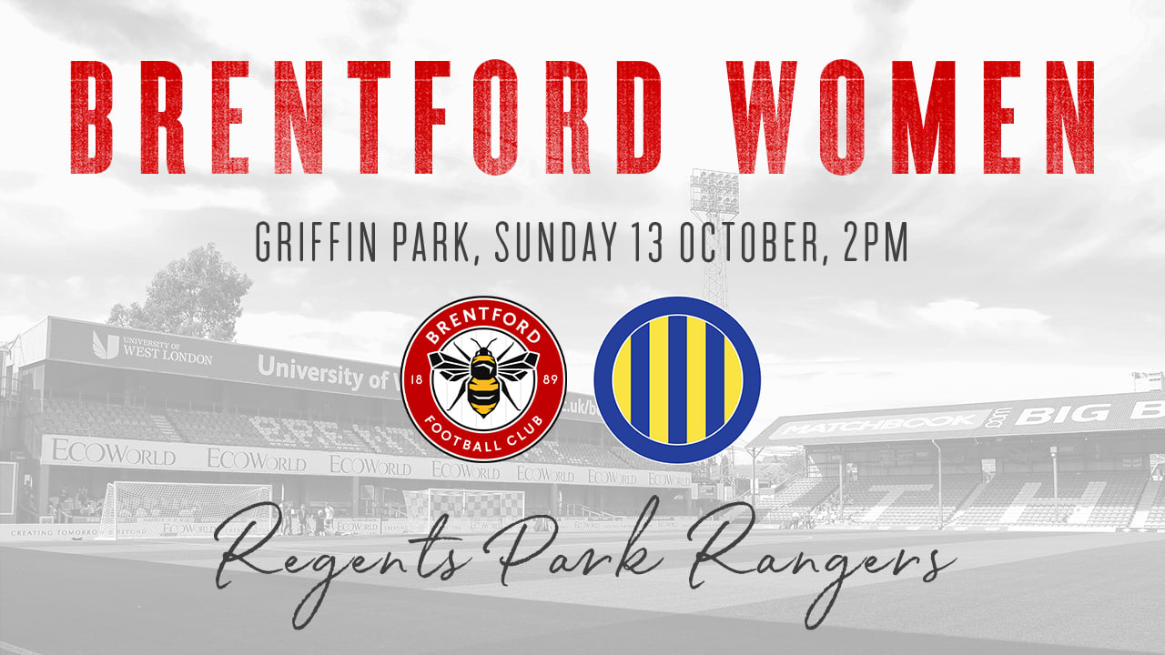 Women's team in action at Griffin Park this afternoon