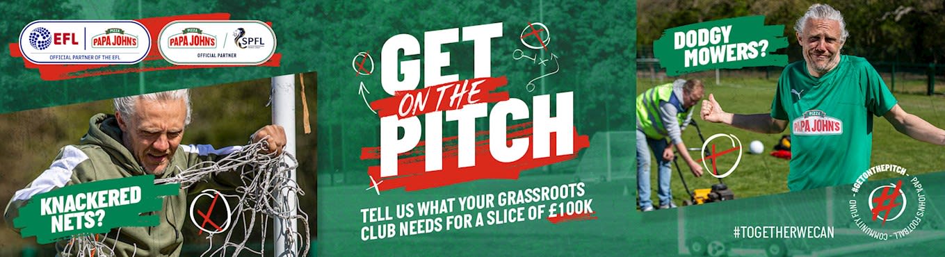 Papa John's offering prizes for grassroots teams in competition