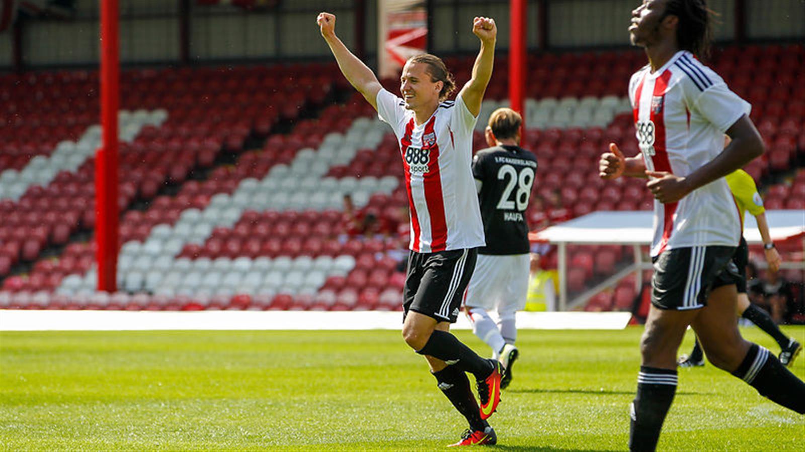 Brentford v 1.FC Kaiserslautern pictures