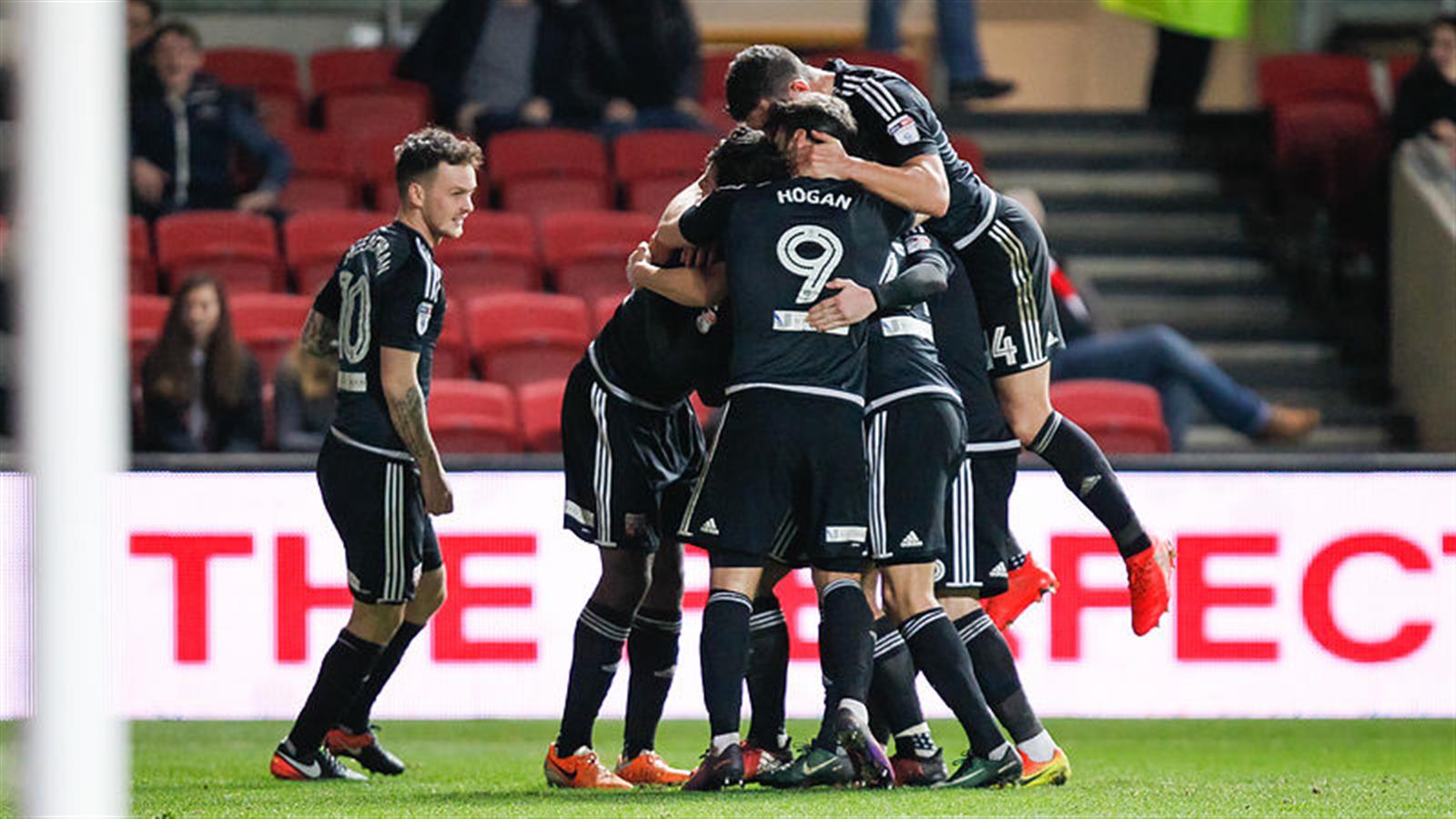 Bristol City v Brentford pictures