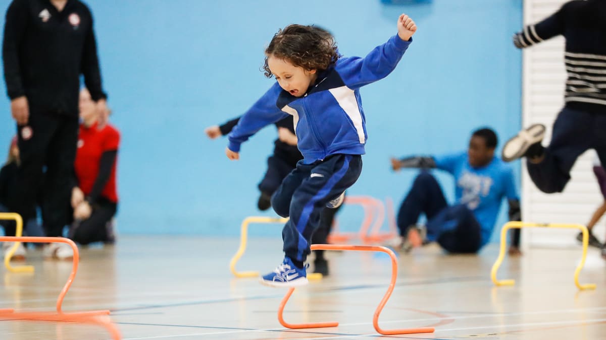 EFL Day of Action indoor athletics gallery