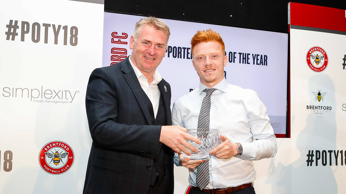 Ryan Woods - Brentford FC Supporters' Player of the Year 2017/18