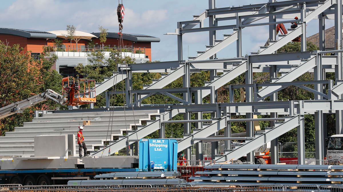 Watch: Work continues on new stadium