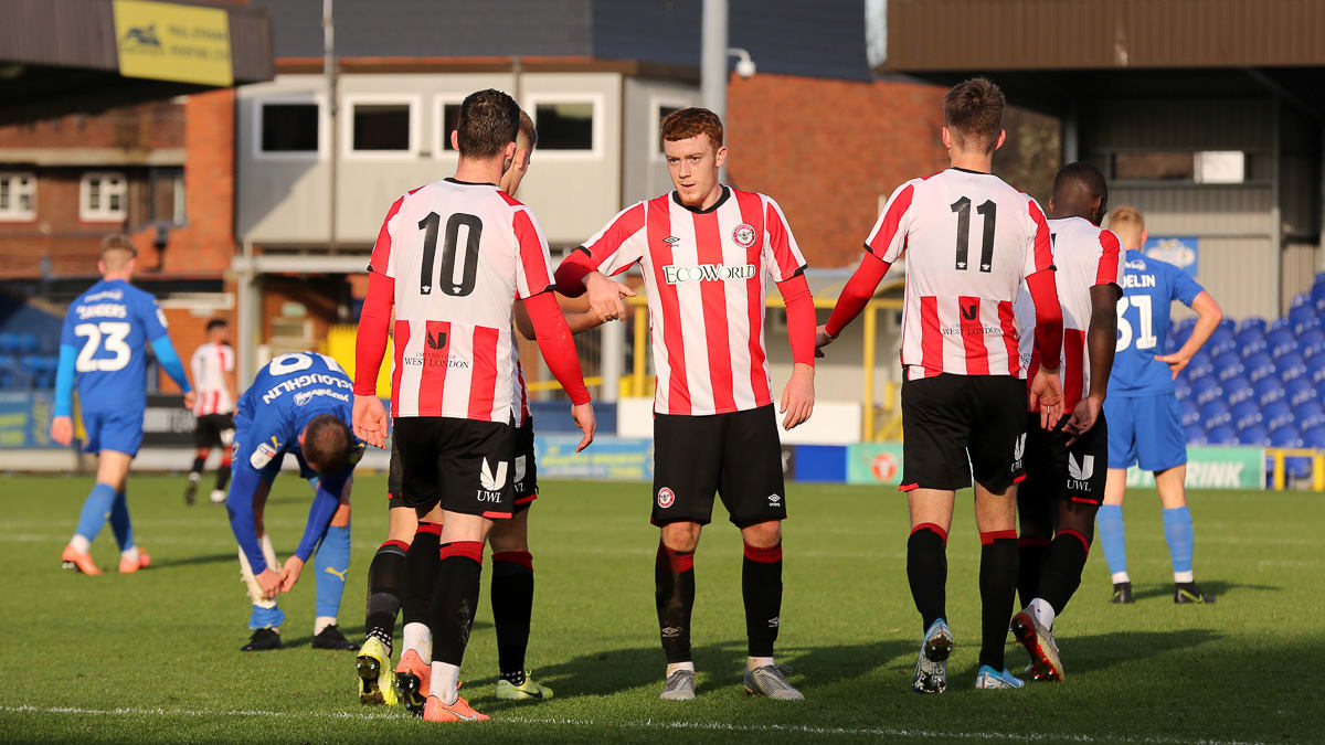 Brentford B in London Senior Cup action on Tuesday evening