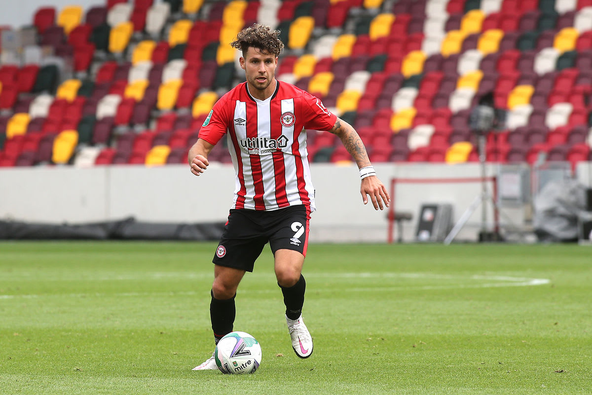 Emiliano Marcondes replaces Mathias Jensen in only change from last league outing