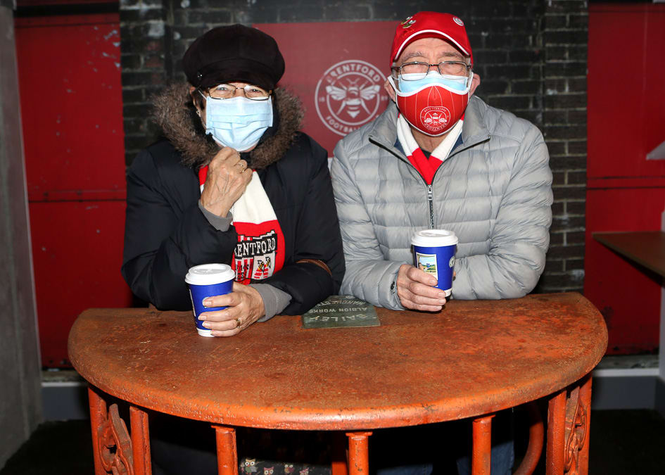 Fans back COVID security measures at stadium