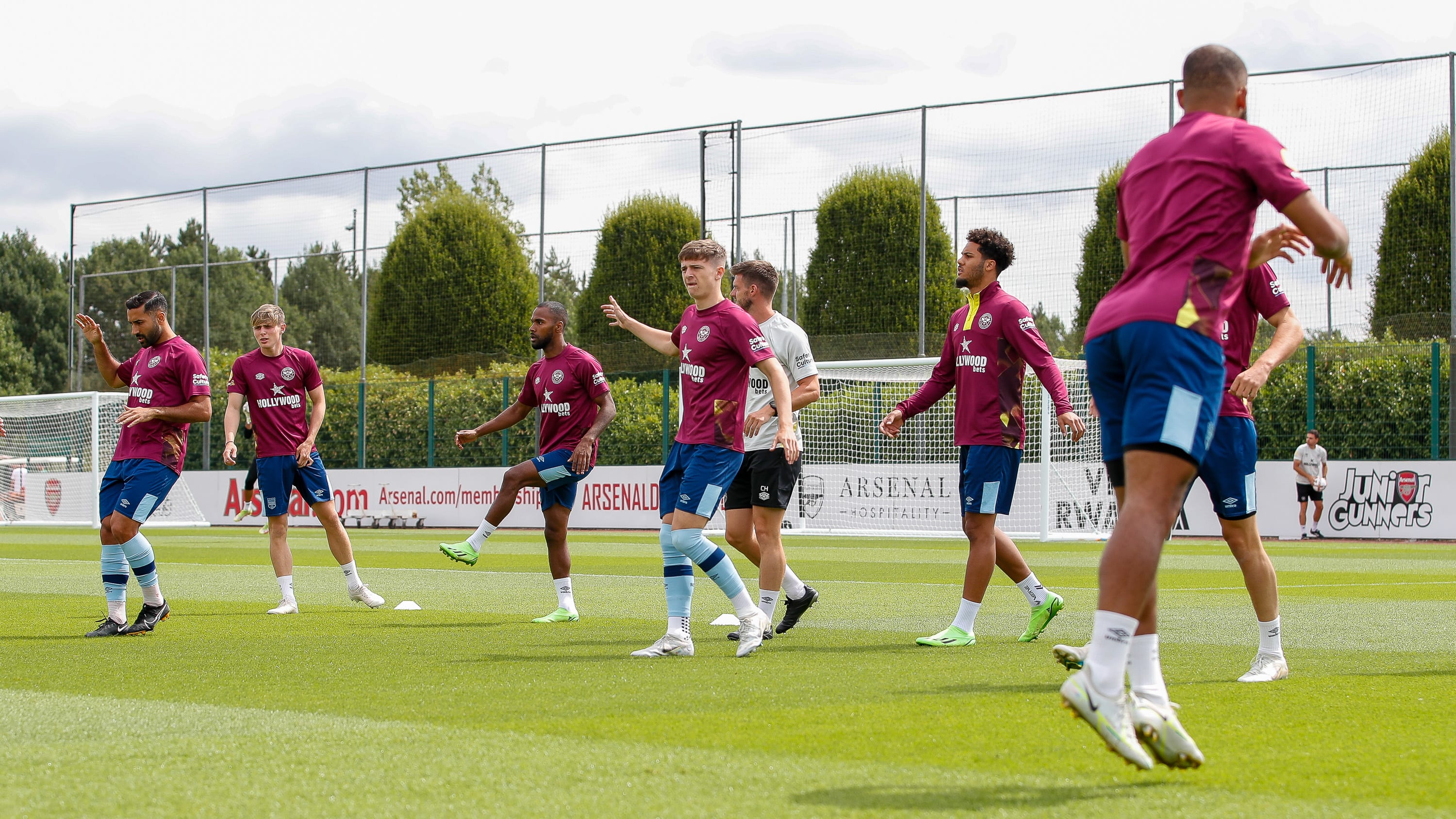 20220727 Arsenal Brentford Warm Up