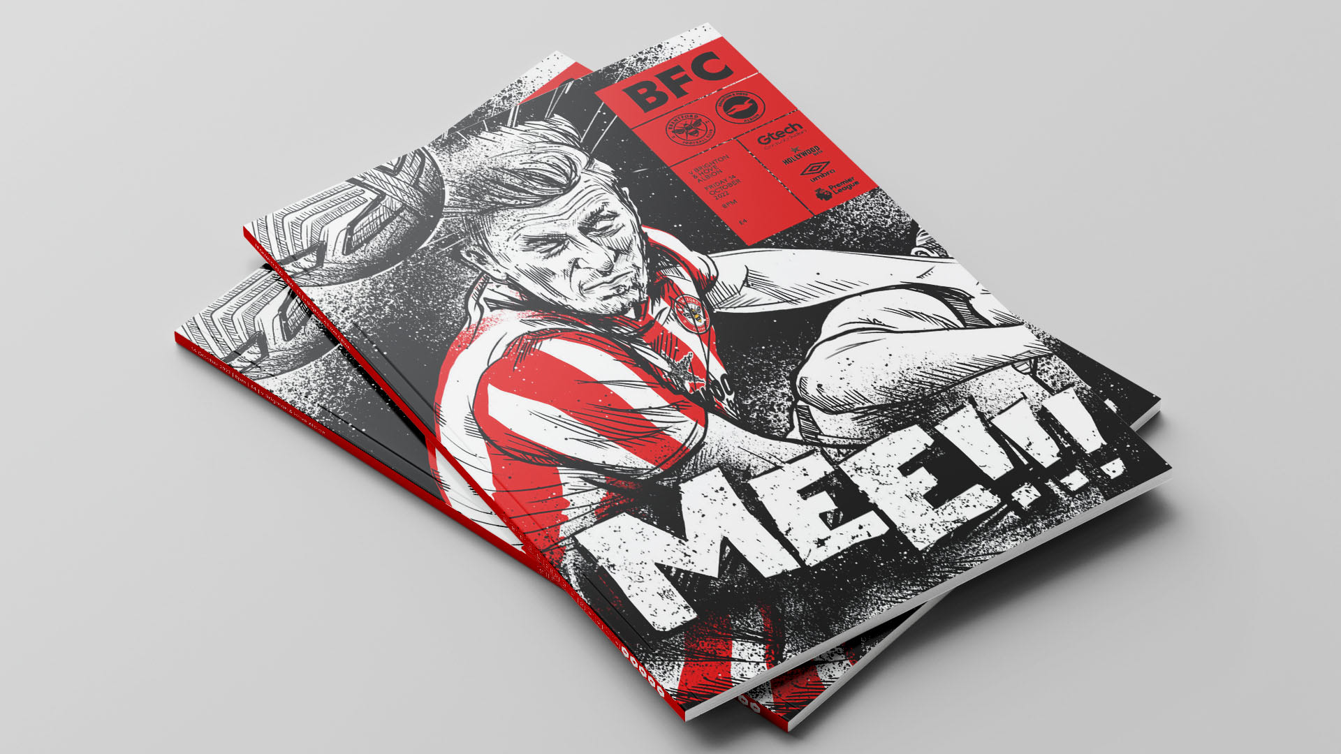Brentford v Brighton Match Programme 