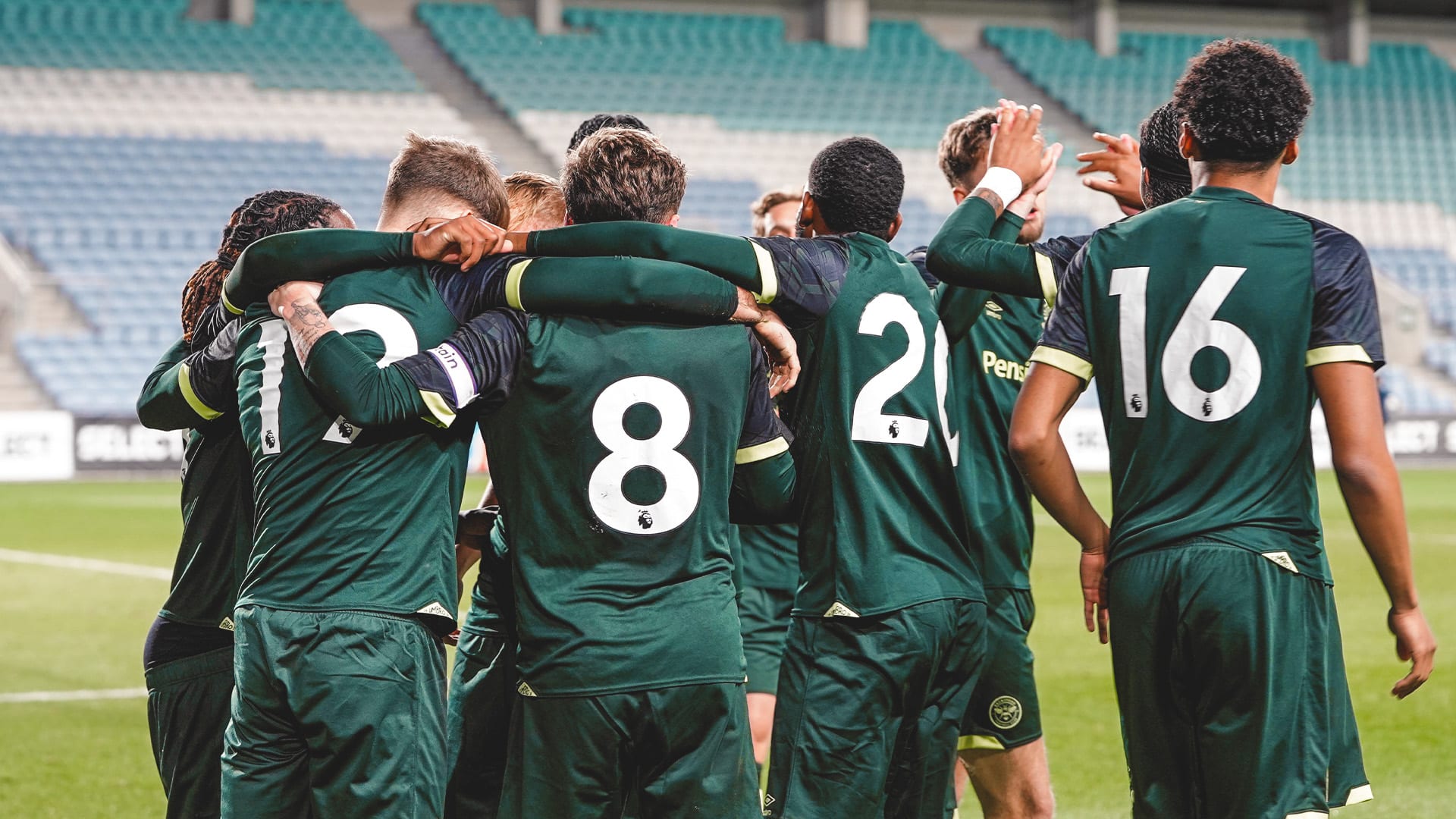 B team celebrate v IFK Göteborg
