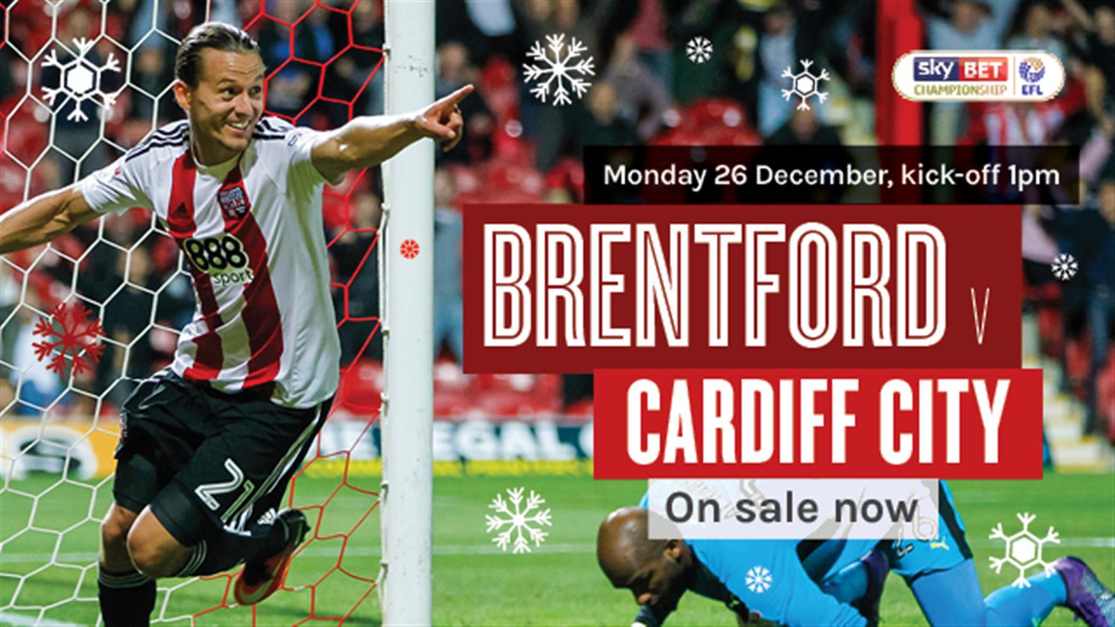 Tickets for our Boxing Day match against Cardiff City now on General Sale