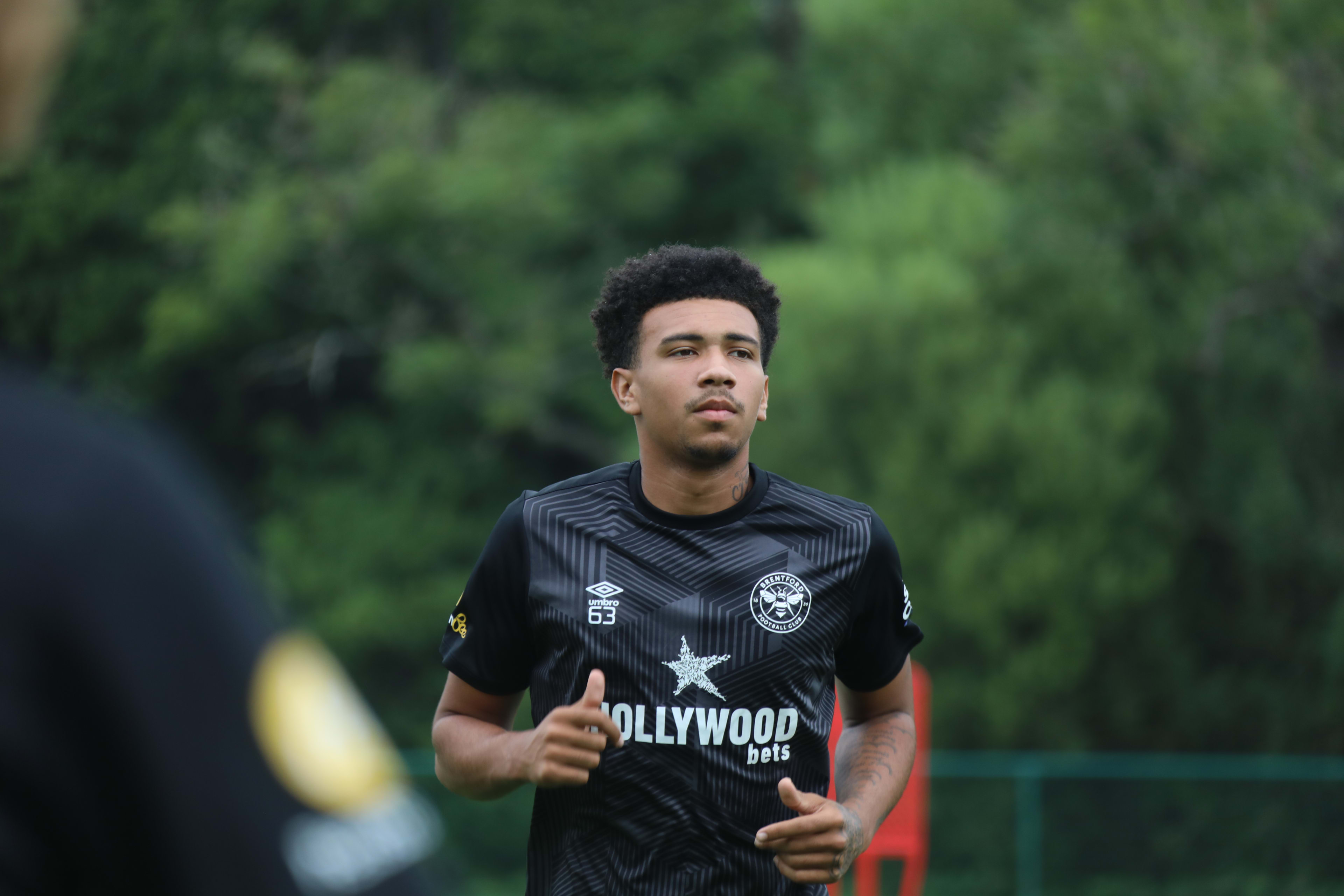 Nico Jones in pre-season training 
