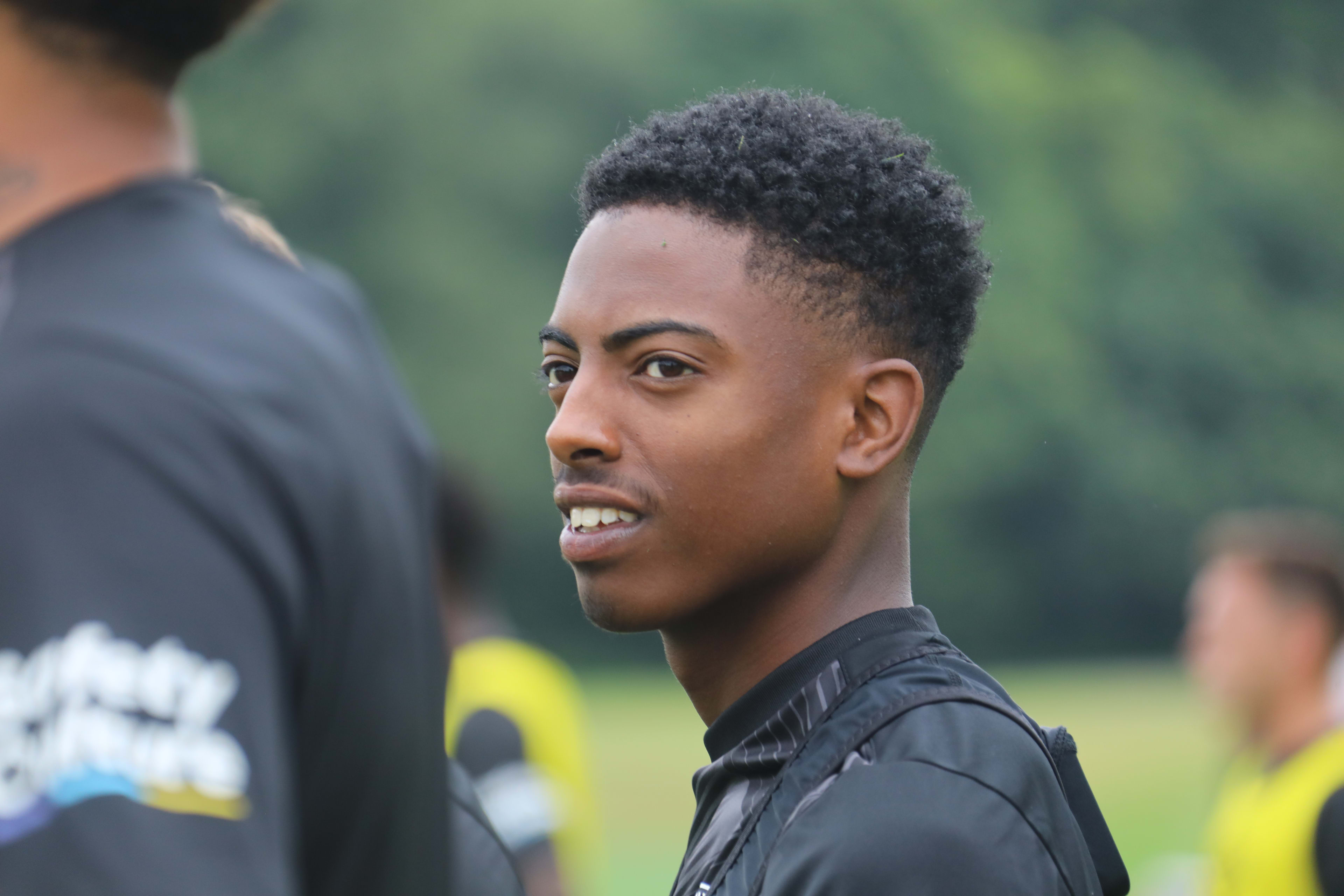 Kyreece Lisbie in training 