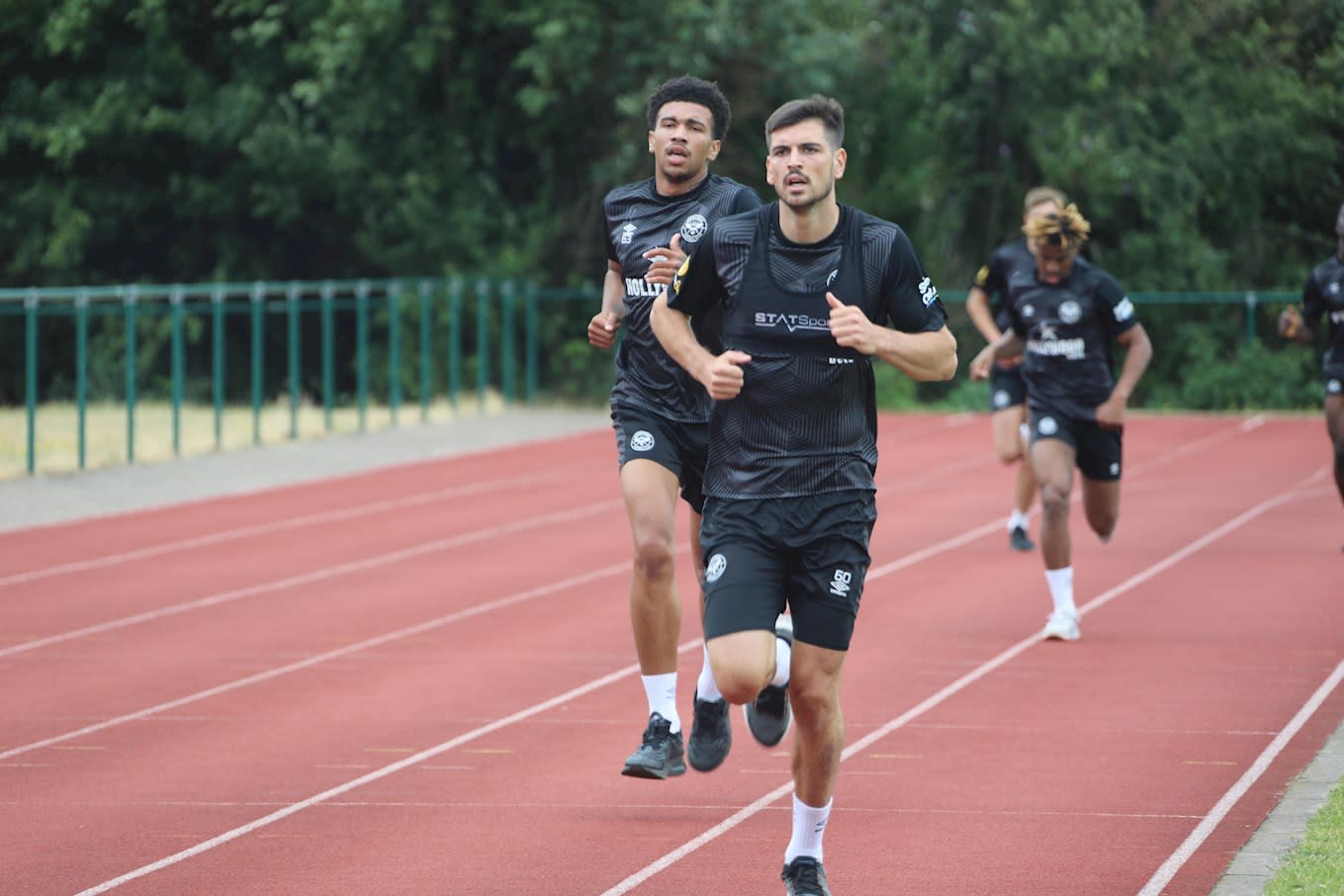 Brentford B hit the running track at Brunel University
