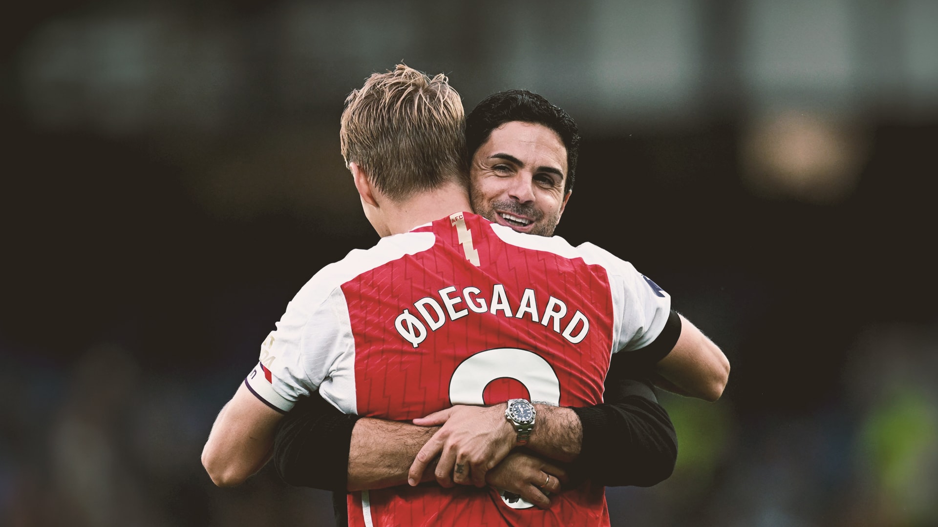 Mikel Arteta and Martin Odegaard (Arsenal)
