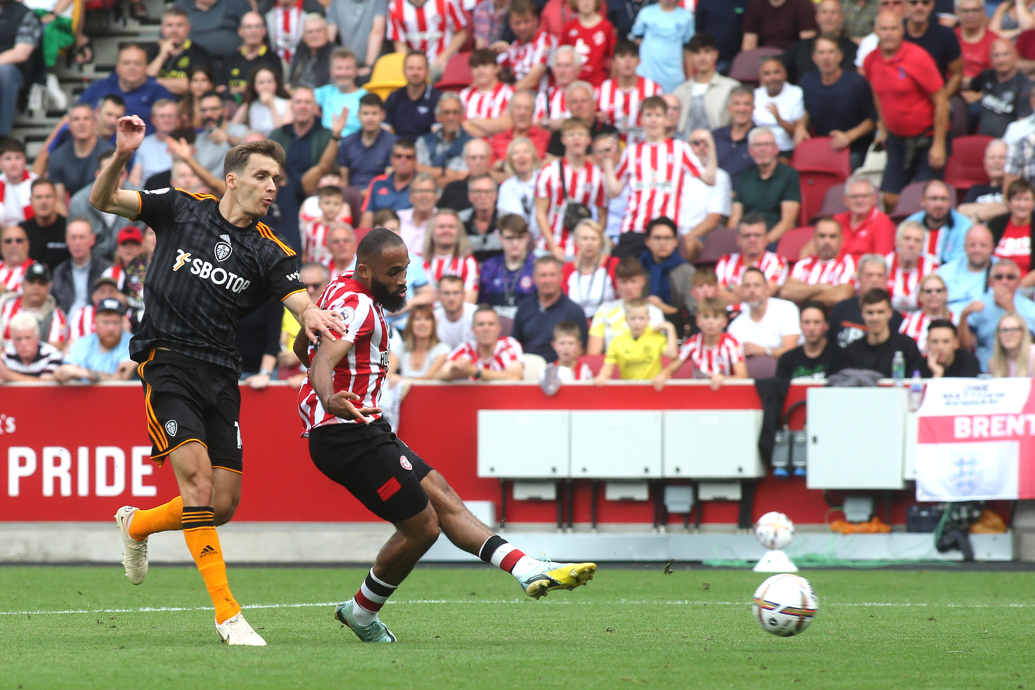 Mbeumo made it four immediately after Roca scored for Leeds