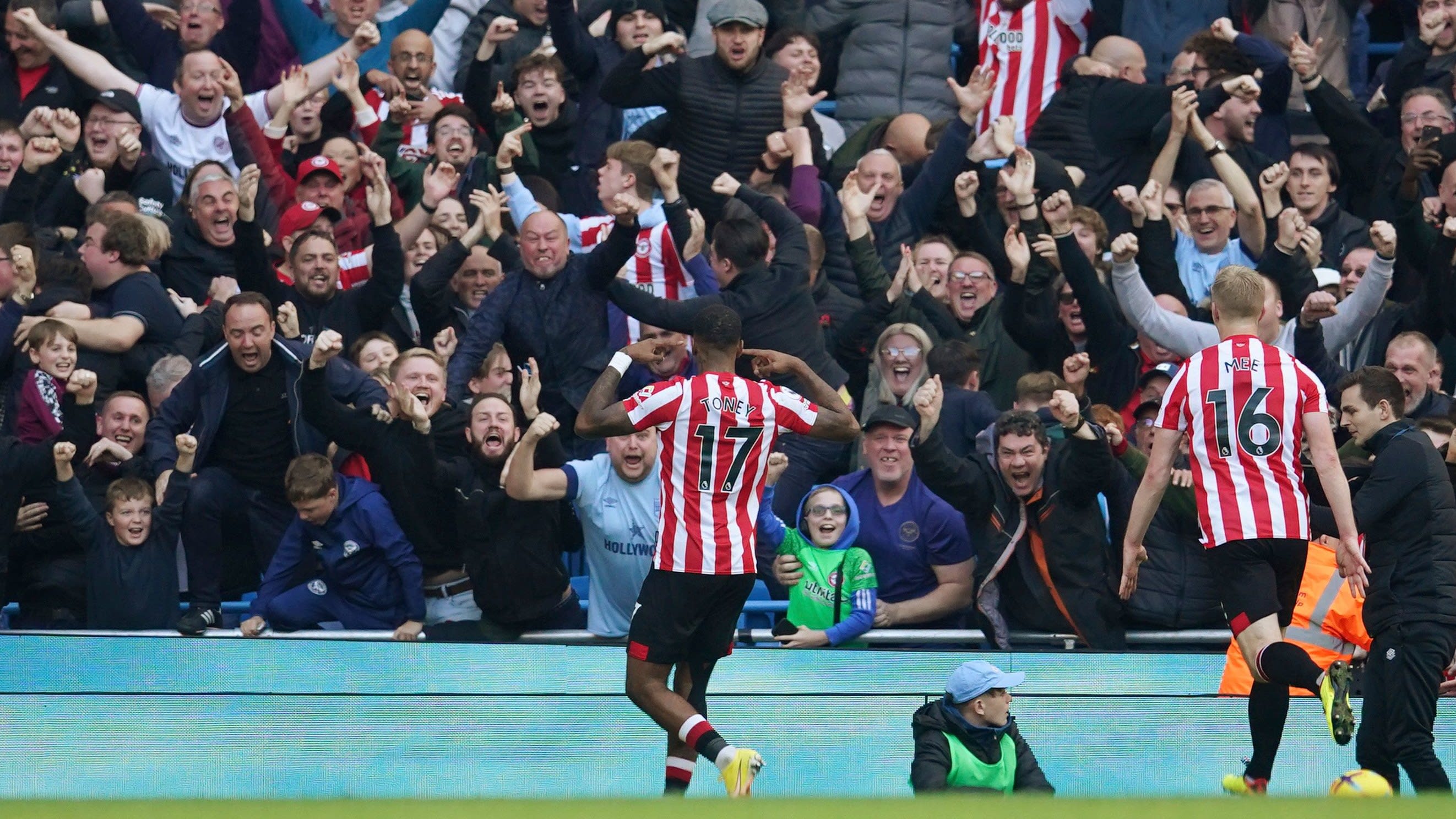 Ivan Toney and Brentford Fans (City Match Report)
