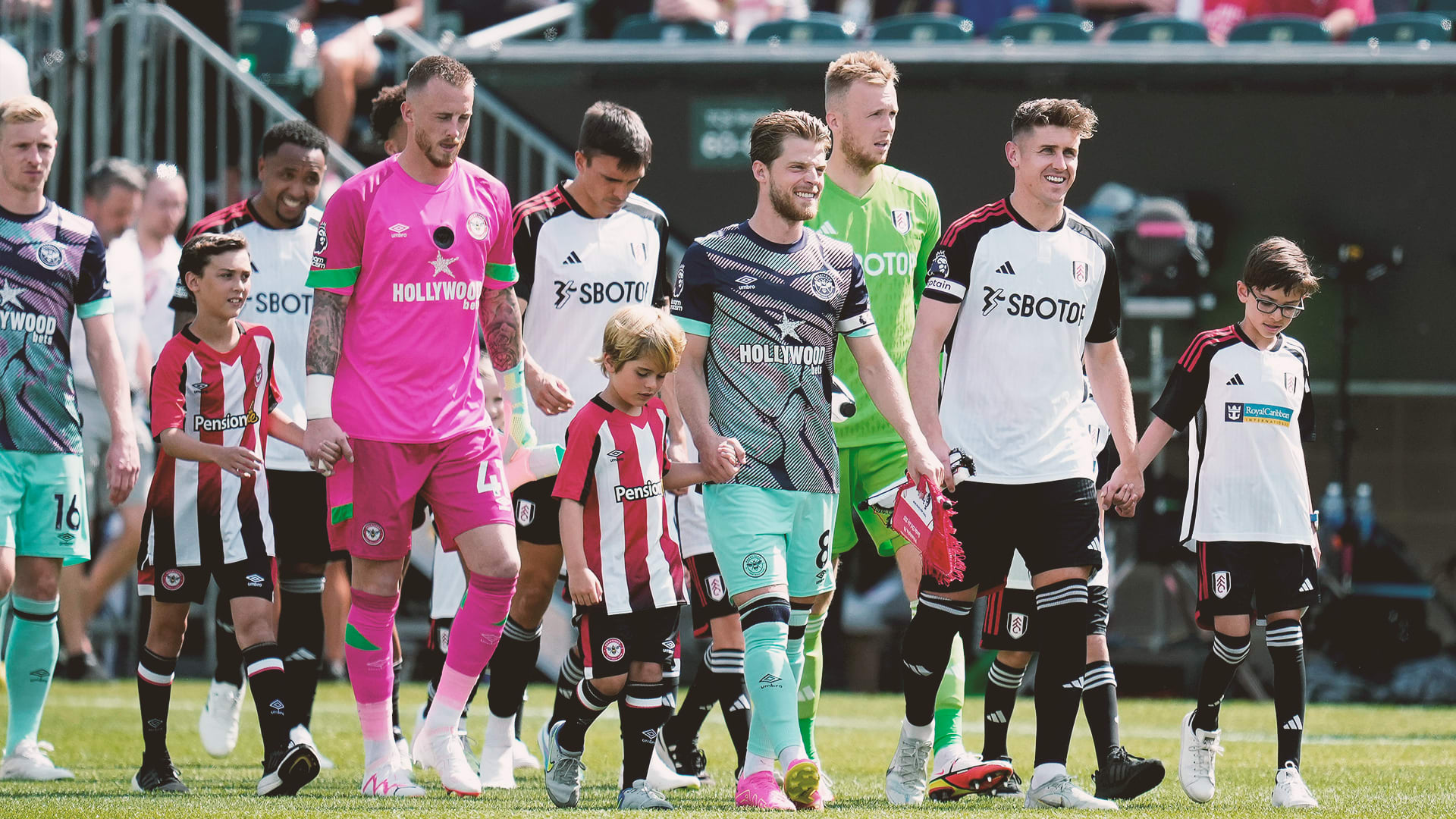 Brentford v Fulham walk out (PG blog hero)