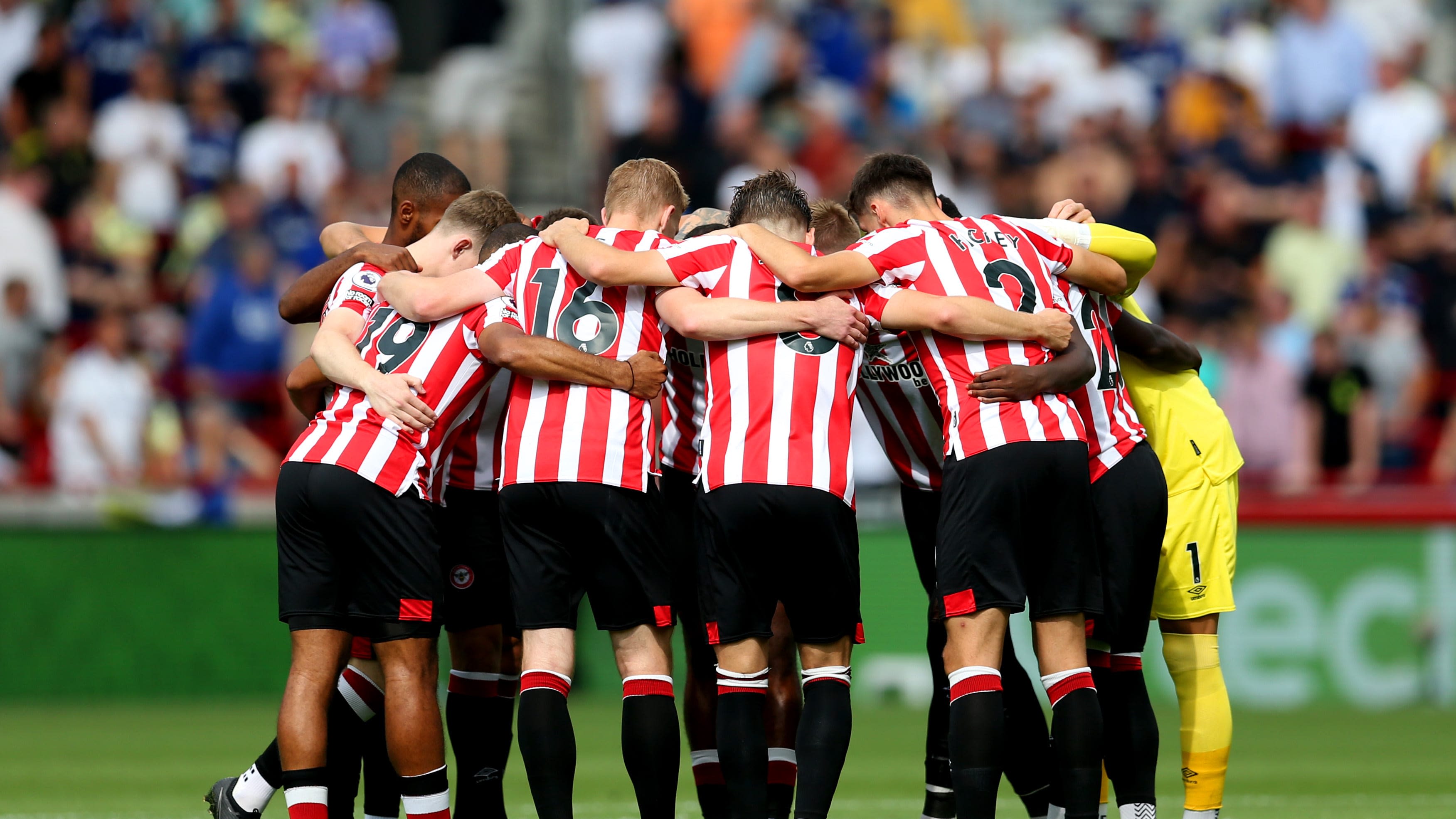 Brentford huddle