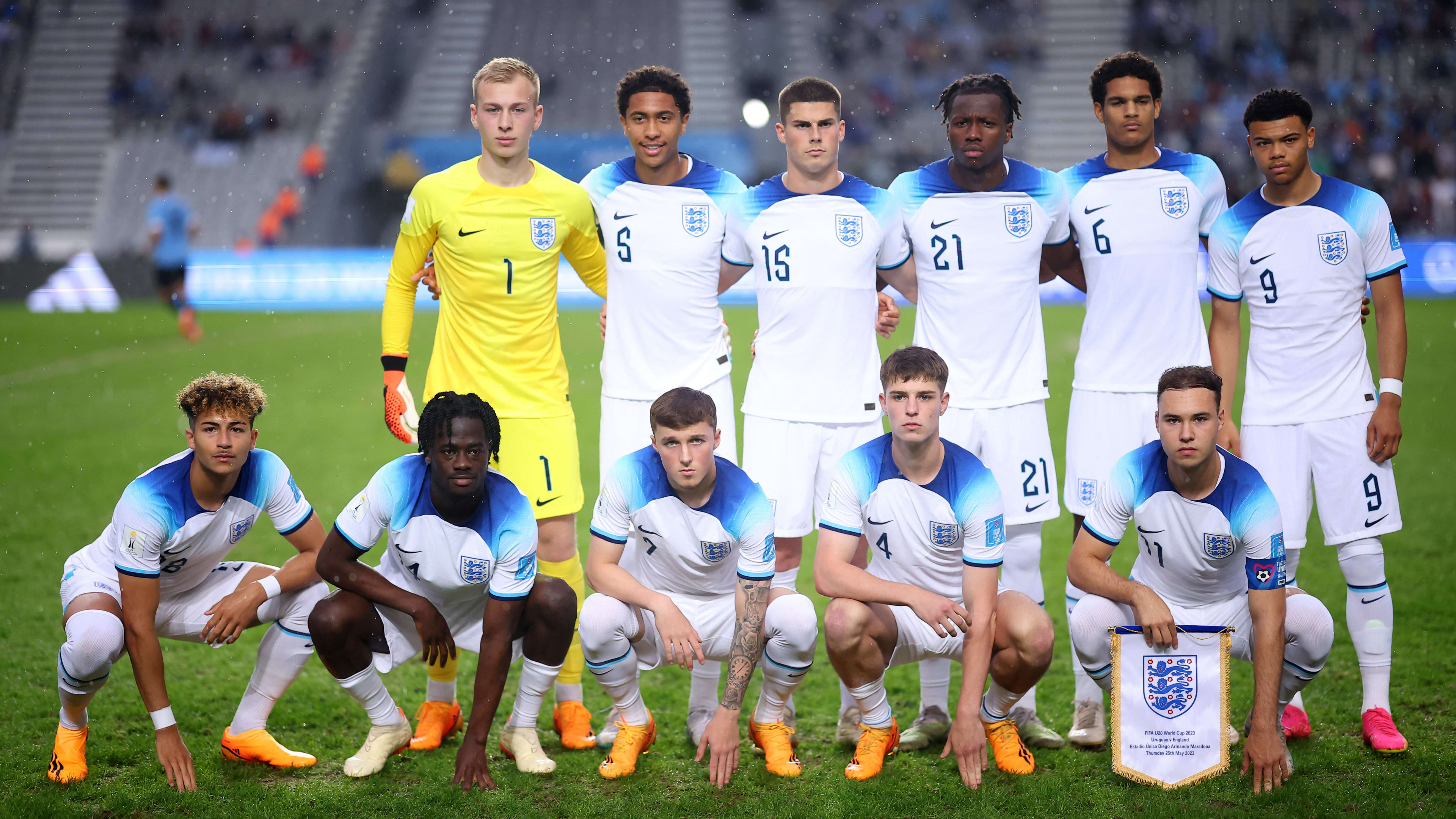 England starting XI v Uruguay