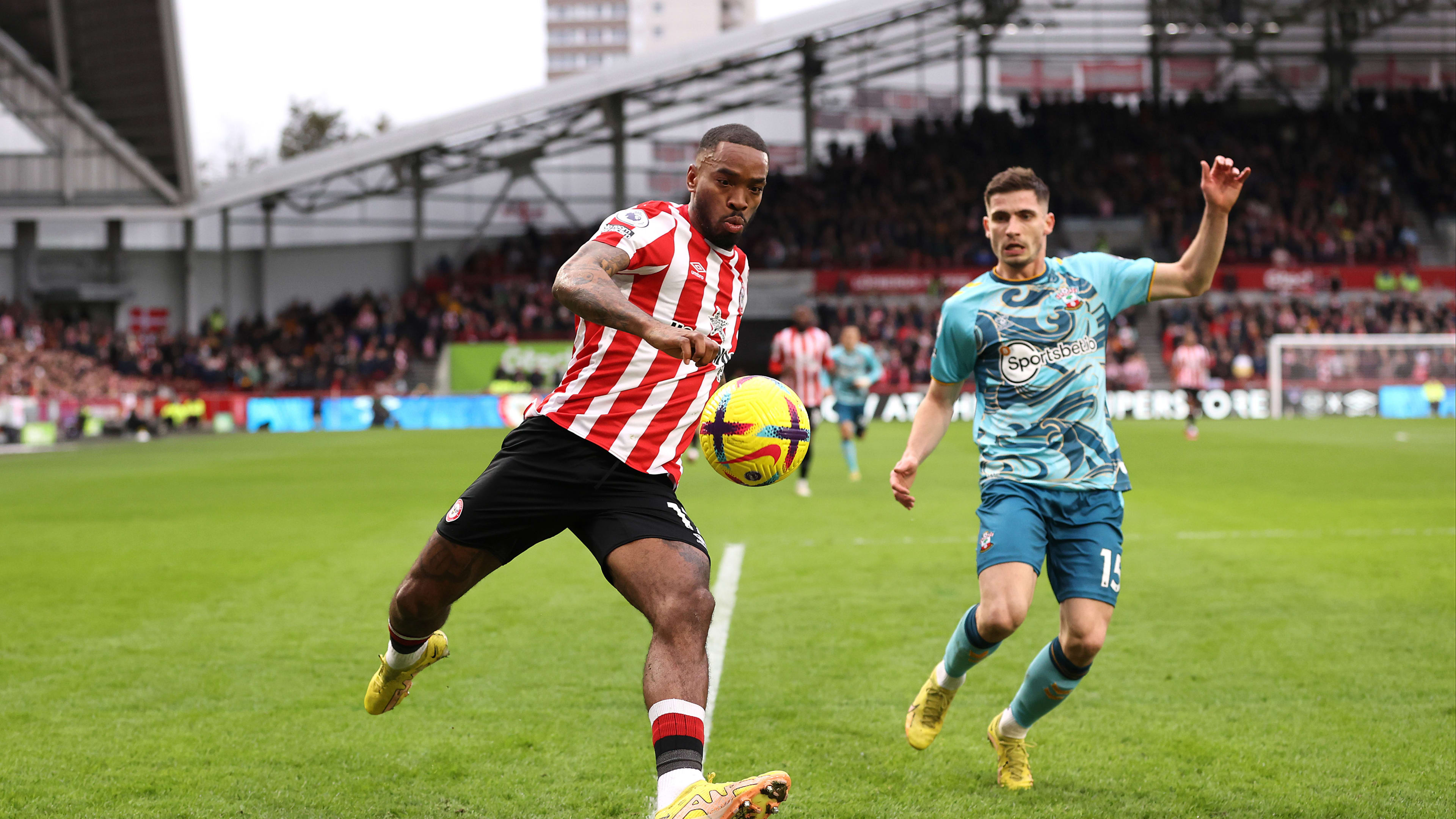 Ivan Toney v Southampton 