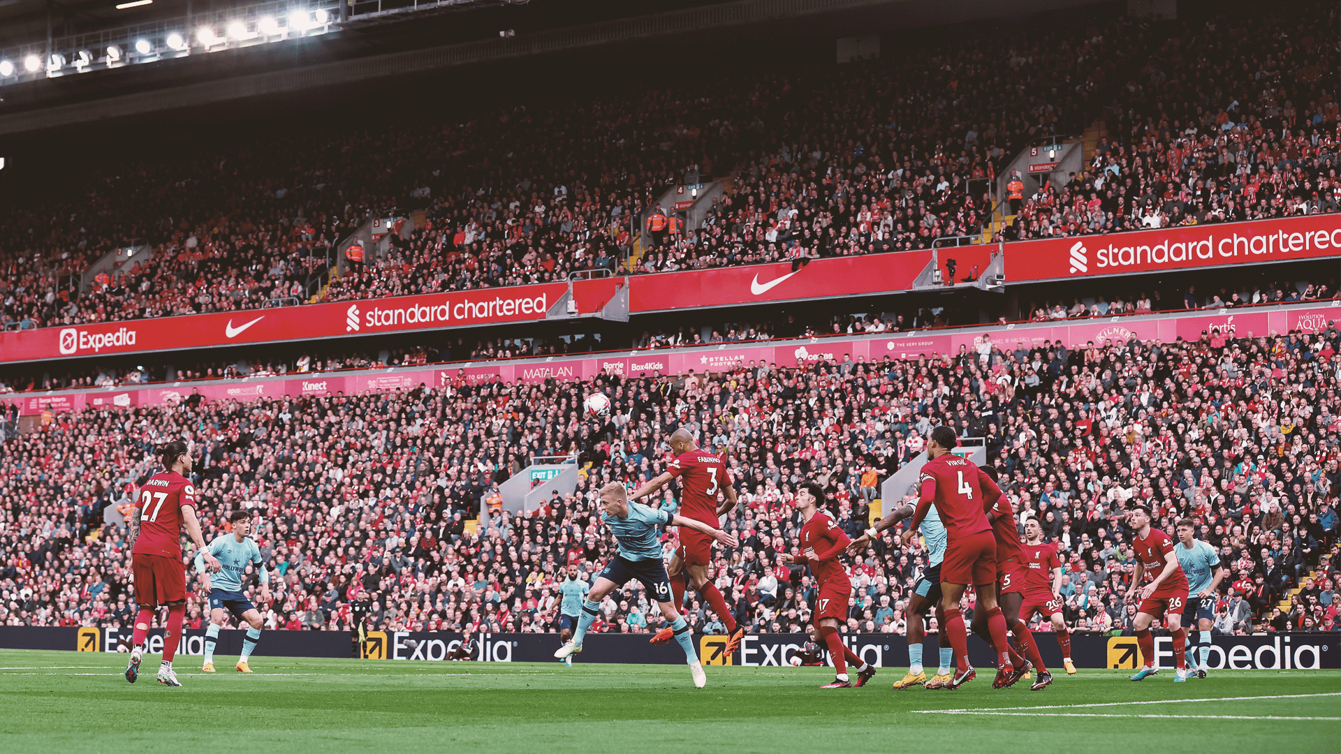 Brentford away at Liverpool