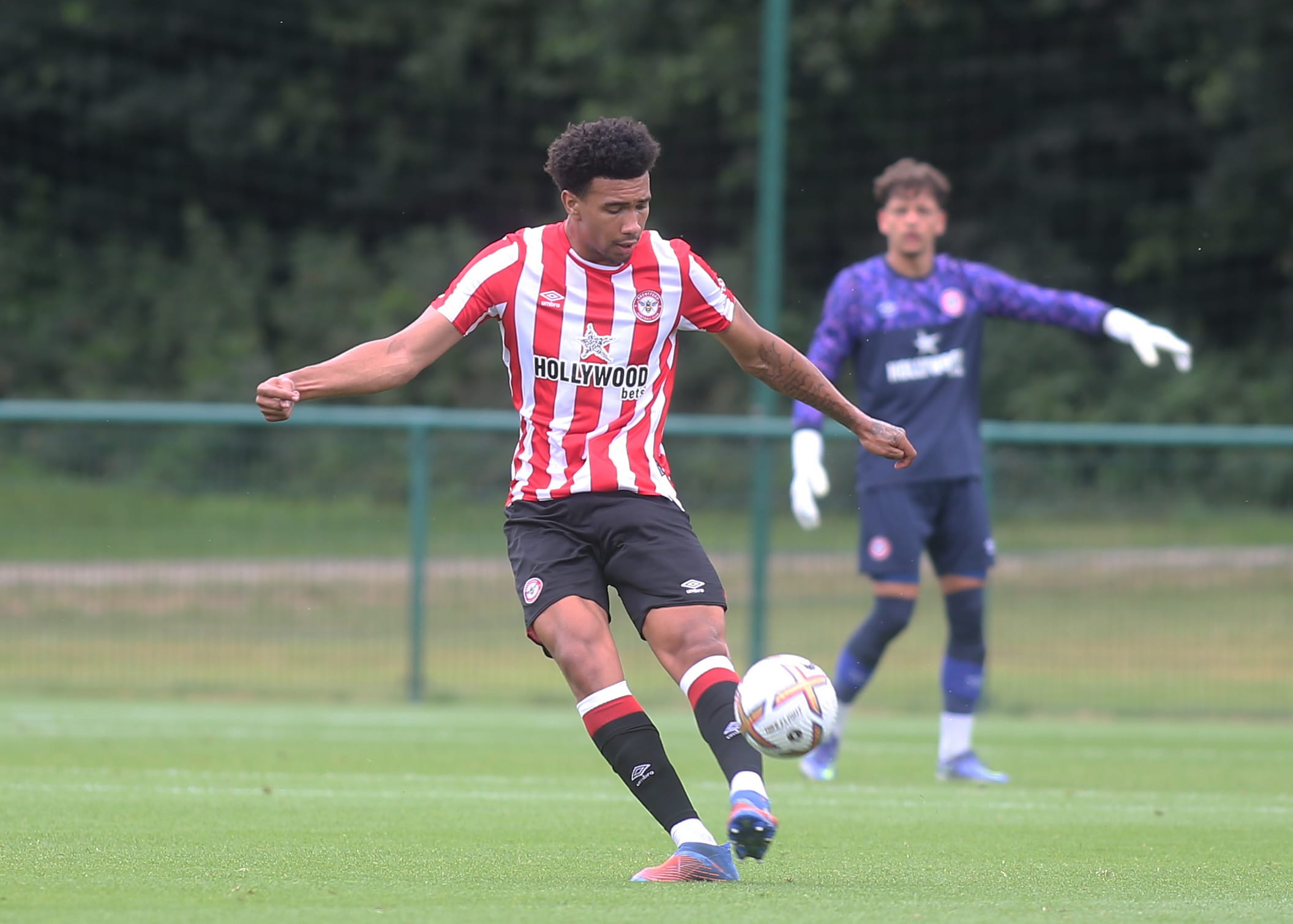 Nico Jones featured in defence for The Bees