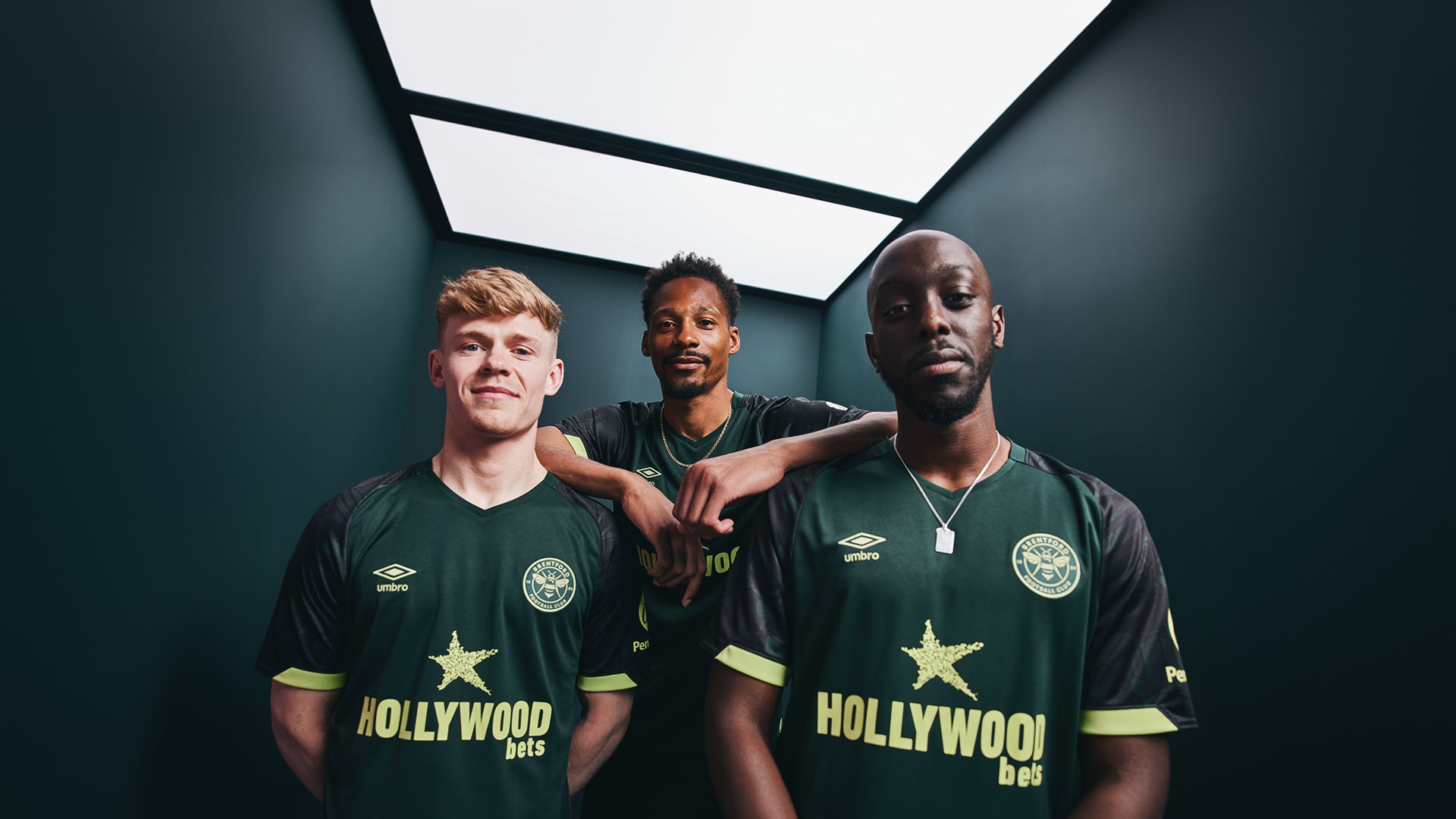 Brentford third kit shoot