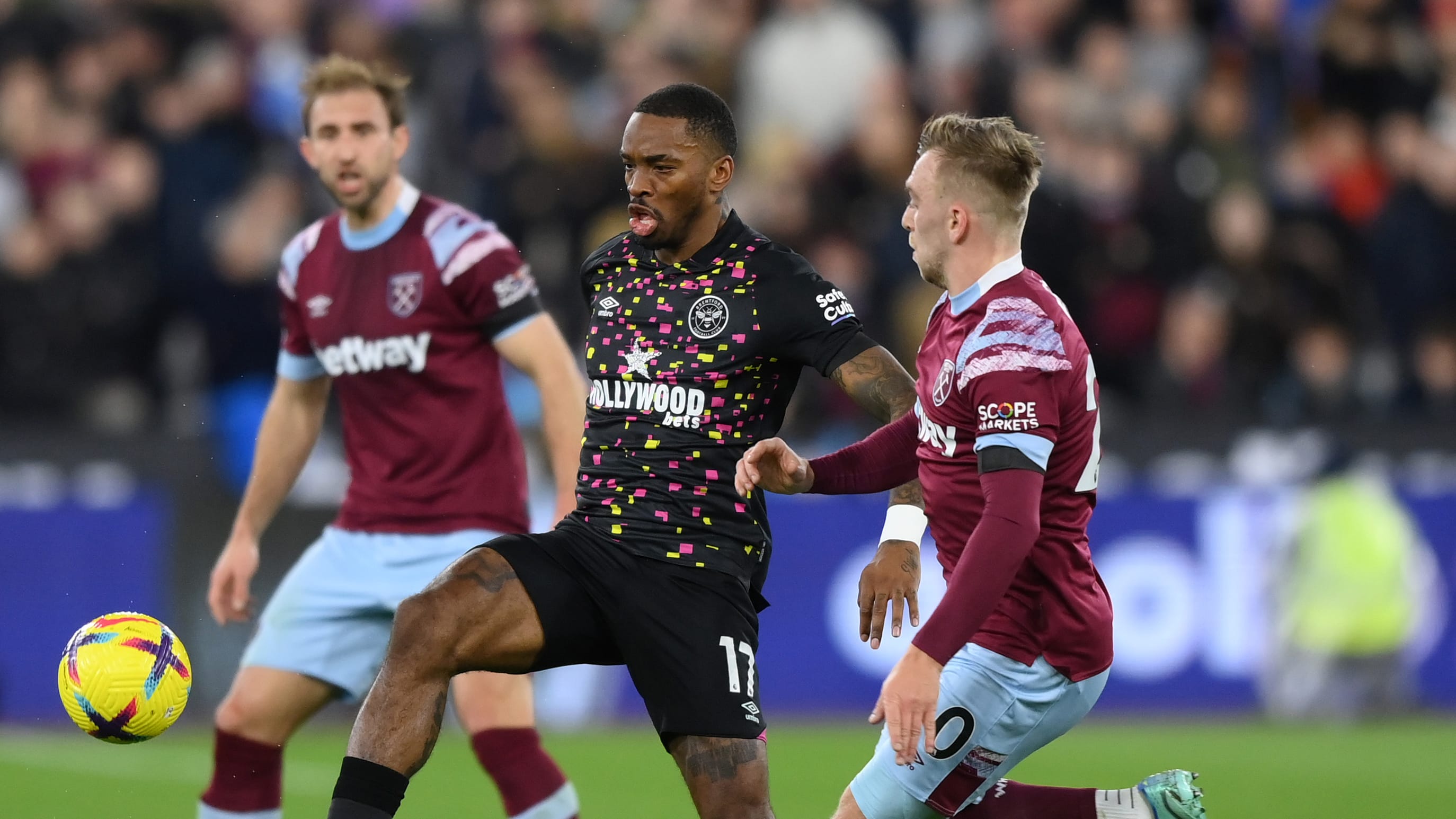 Ivan Toney v West Ham (A)
