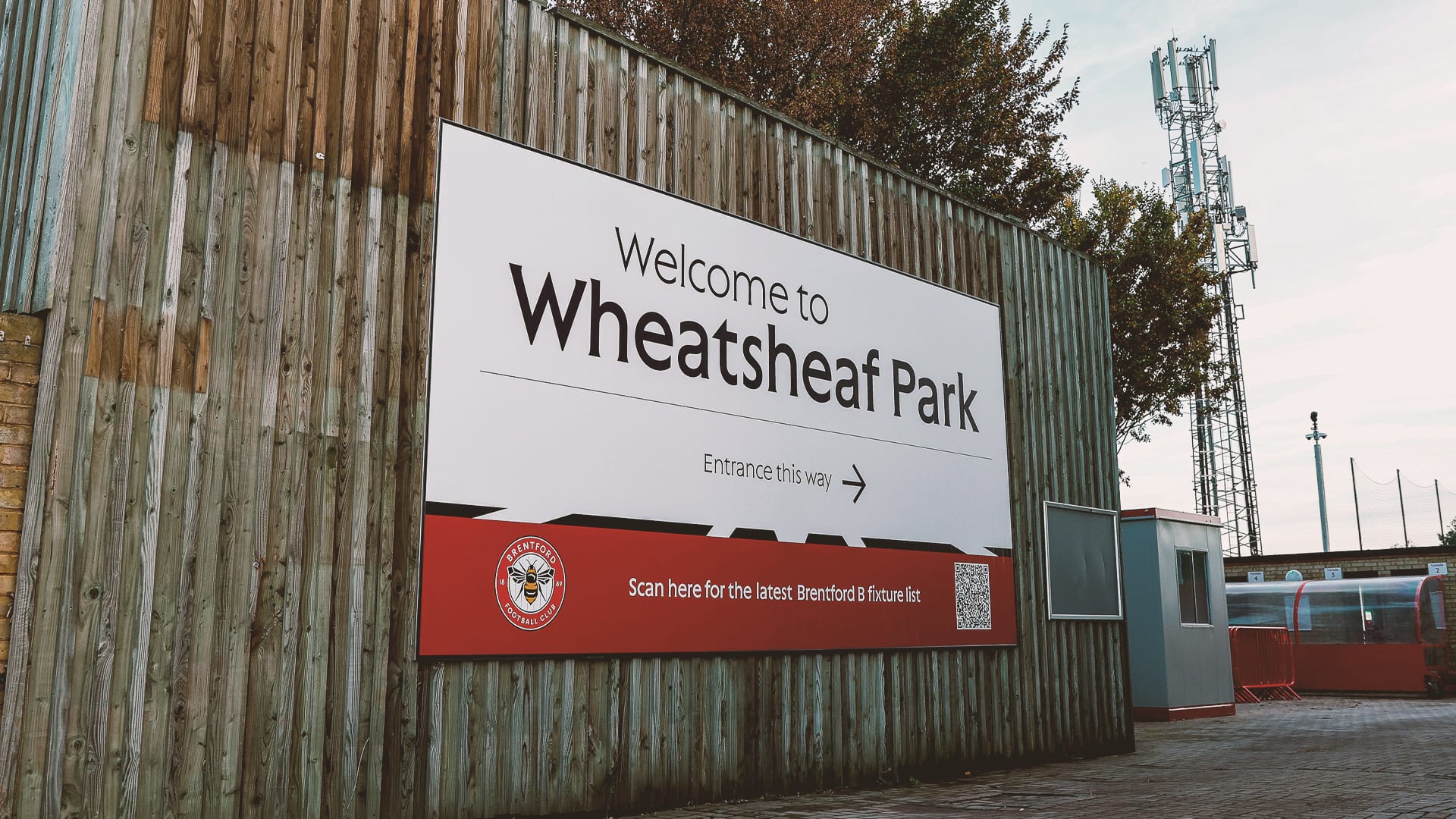 Outside Wheatsheaf Park 