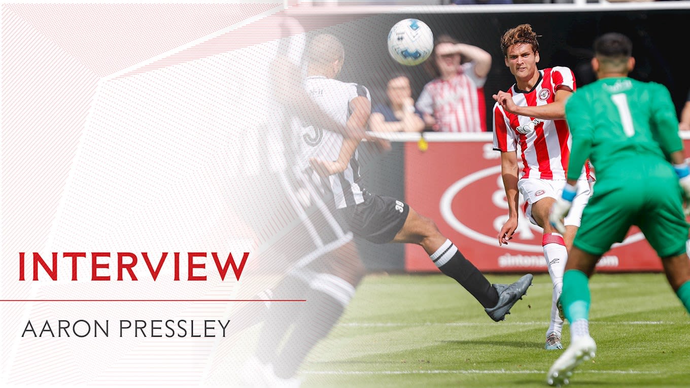 Aaron Pressley: "We've been desperate to get back playing and there's been a real buzz around the training ground"
