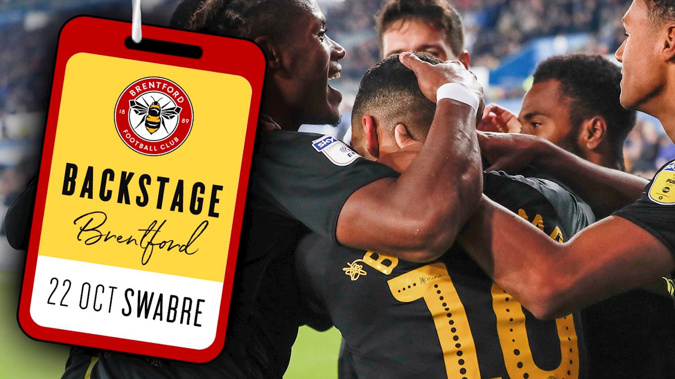 Backstage Brentford: Behind the scenes at Swansea City