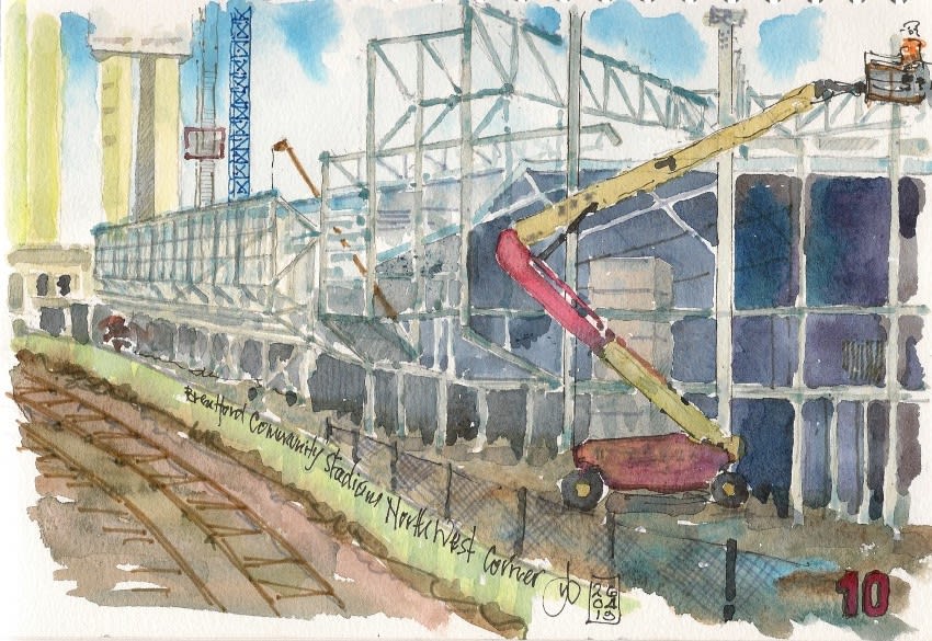 Latest sketches of stadium available