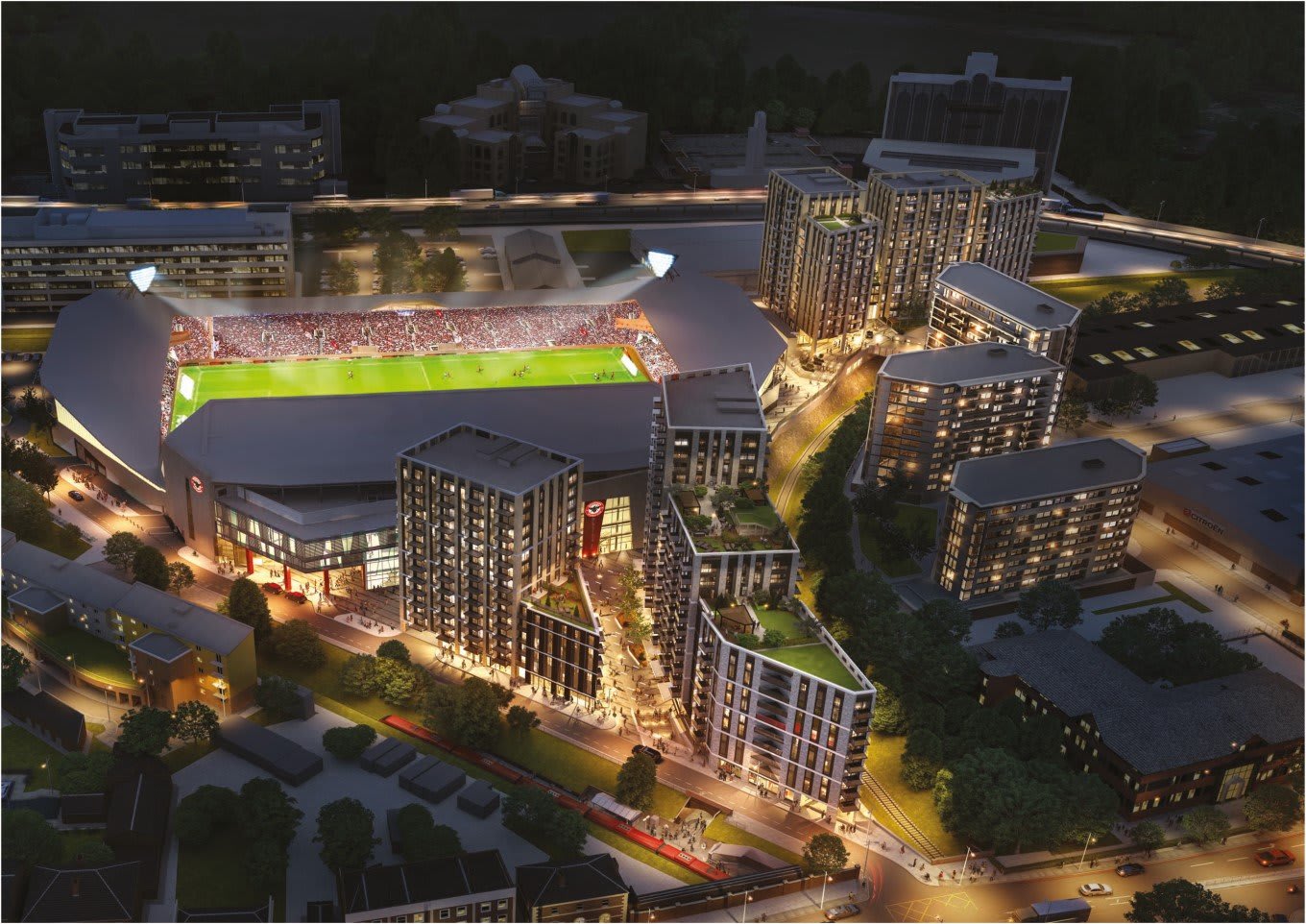 Brentford Community Stadium exhibition today