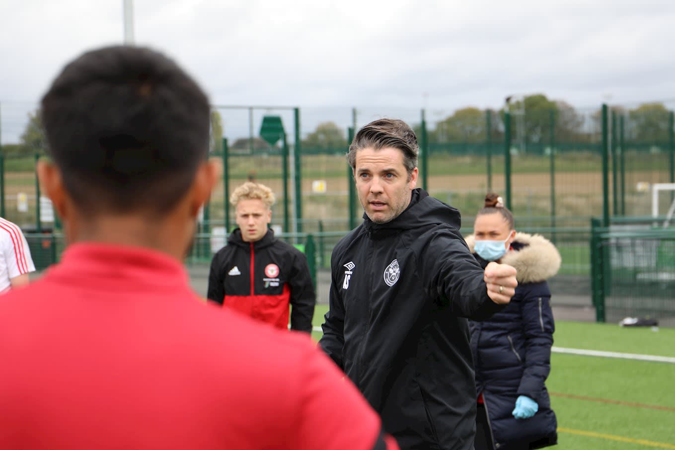Allan Steele provides Coaching session to Brentford Community Sports Trust's Post-16 Education Programme