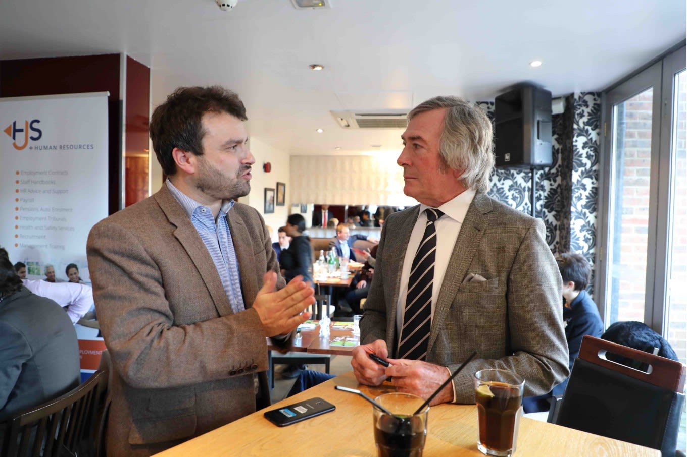 Club Partners meet for lunch with Pat Jennings