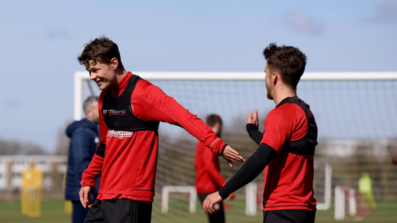 Gallery: B Team train ahead of Anderlecht tie