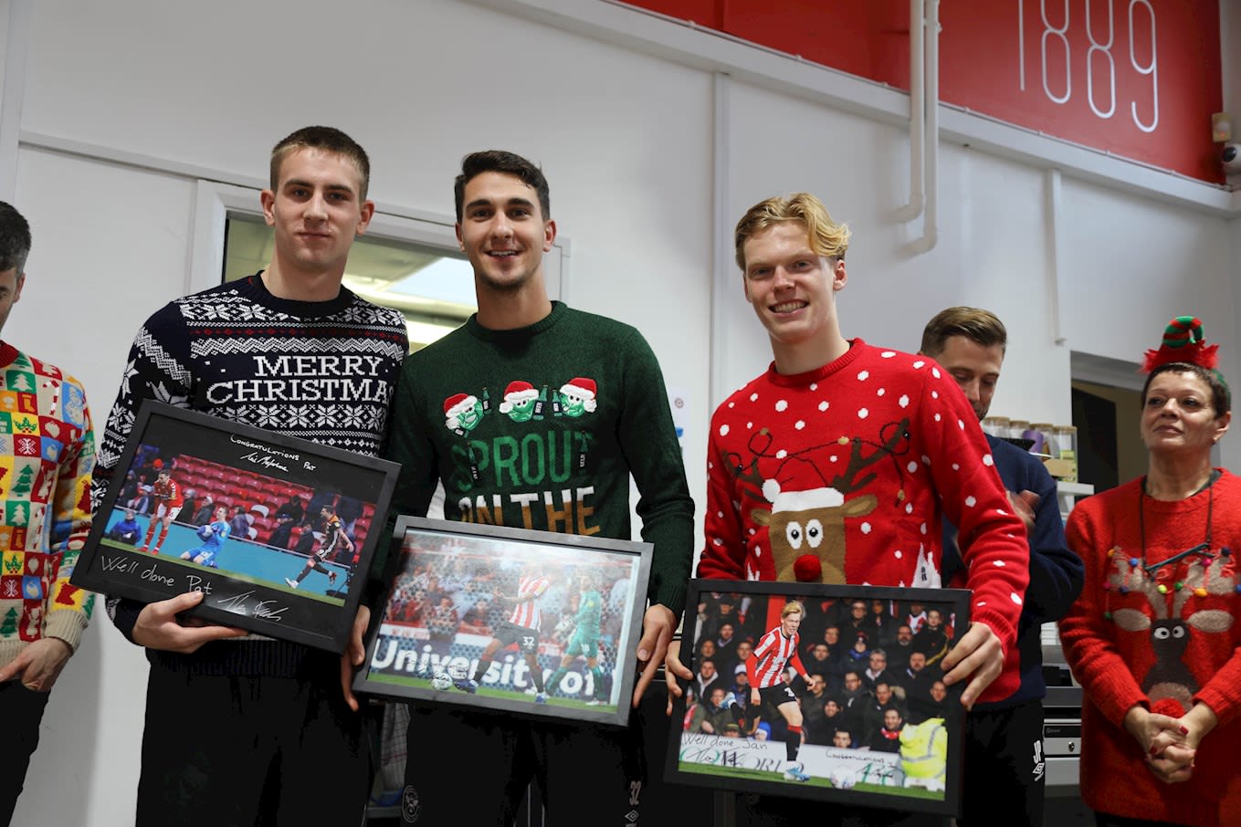 Brentford B graduates recognised at Jersey Road Christmas Lunch
