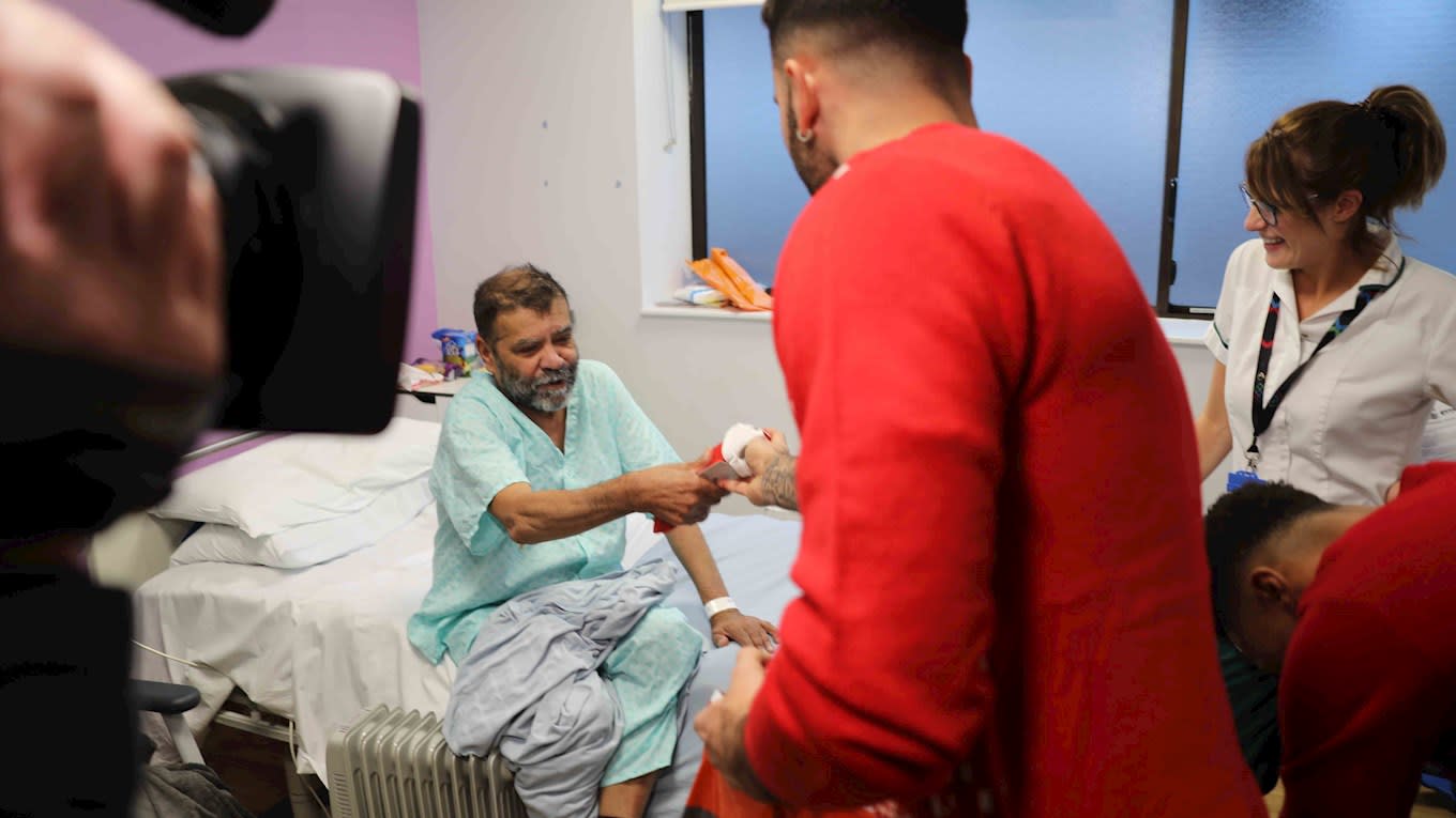 📺 Sky Sports cover West Middlesex Hospital visit