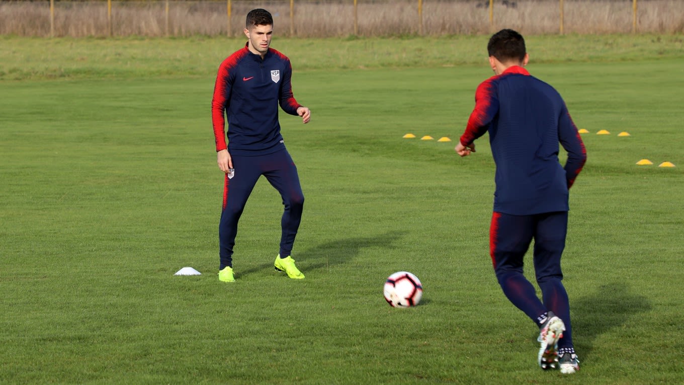 WATCH: USA train at Jersey Road ahead of England international