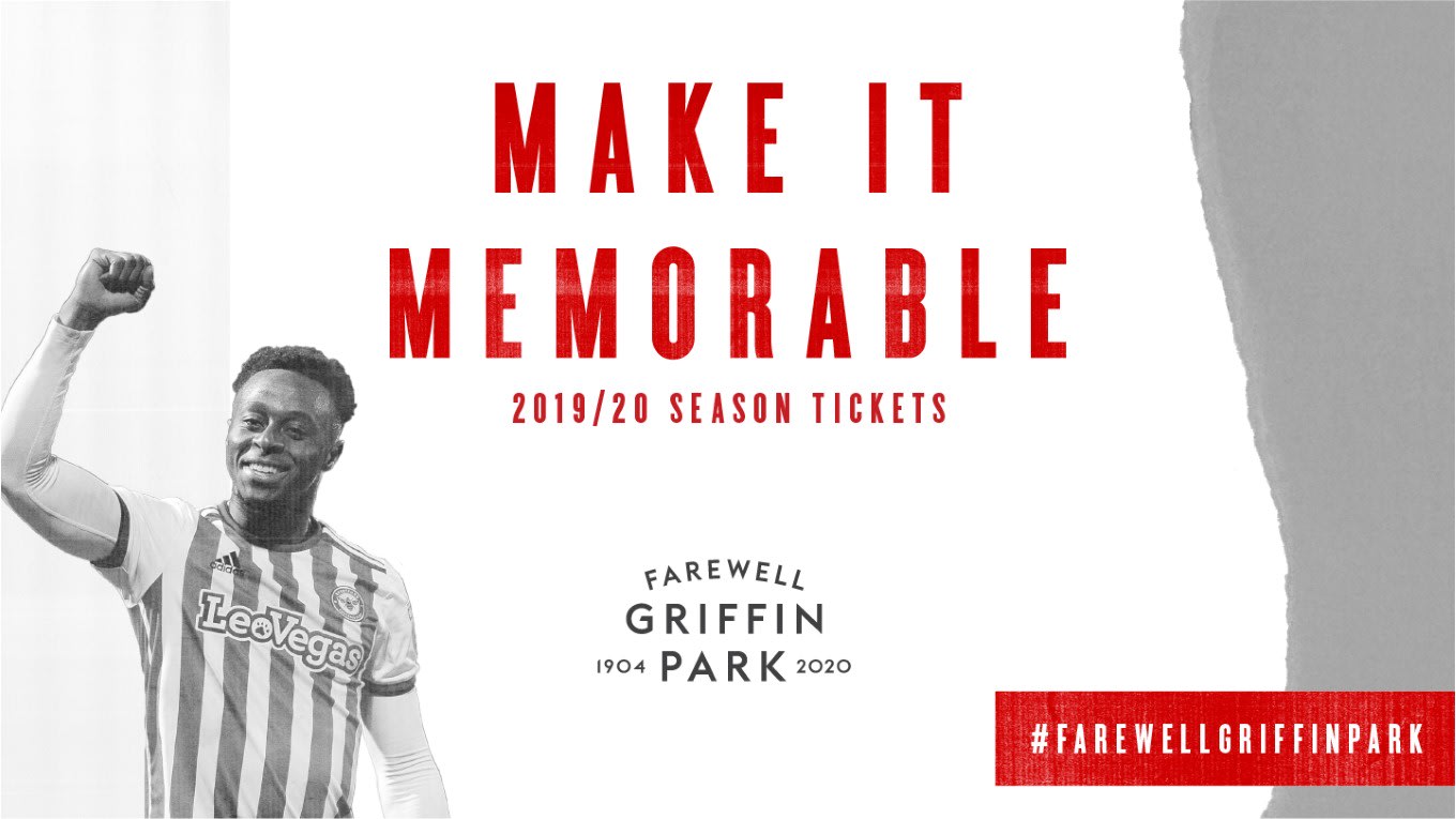 2019/20 Season Tickets on sale tomorrow