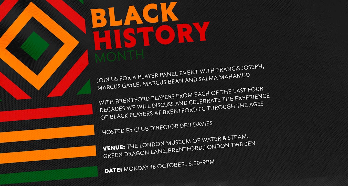 Brentford FC Black History Month panel event
