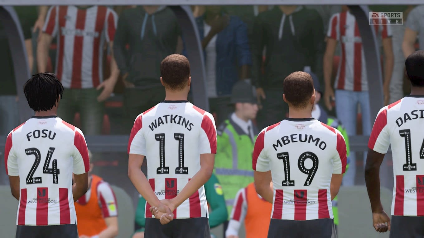 Watch Brentford v Finn Harps on FIFA20 at 7pm