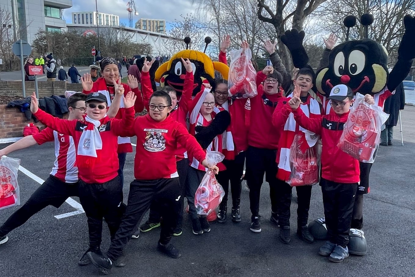 Bees celebrate World Down Syndrome day with Brentford Penguins FC