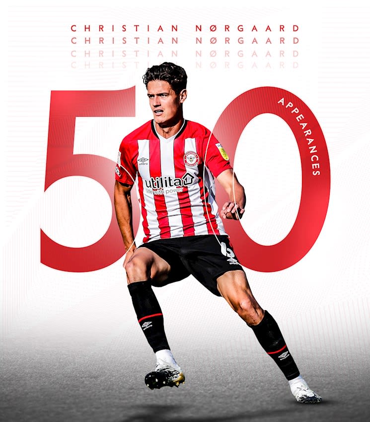 Watch: Christian Nørgaard  | 50 Games as a Brentford player