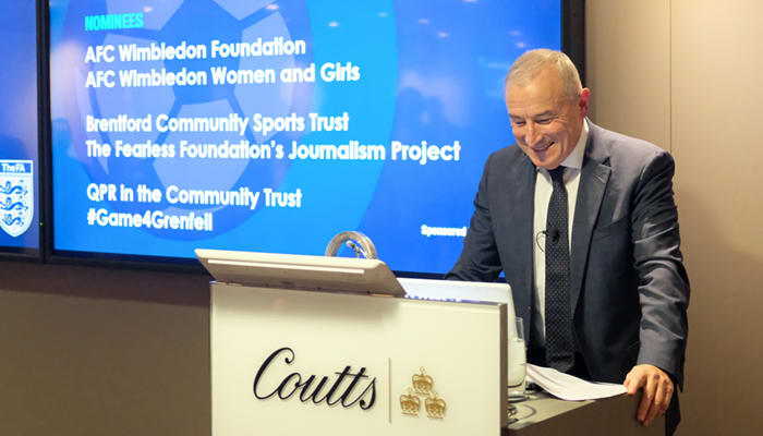 Reaction to Trust's award nomination