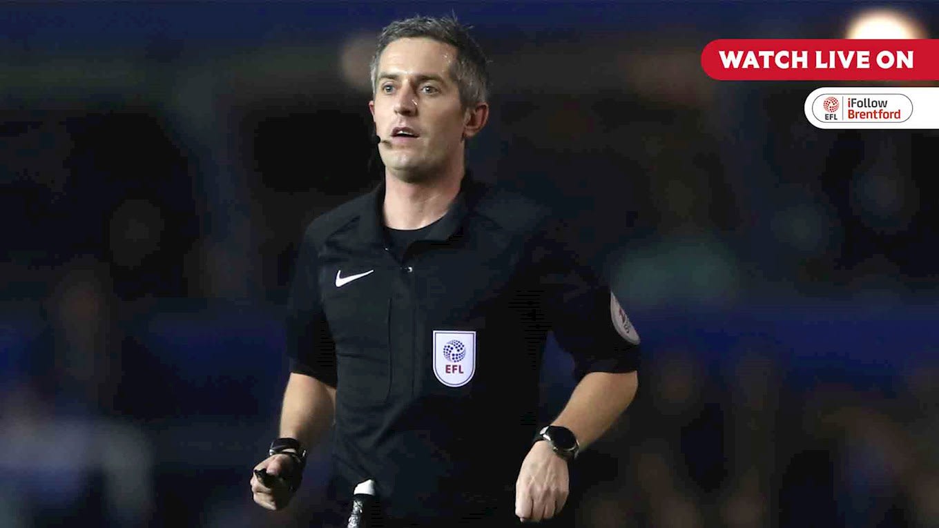 Darren Bond to take charge of Saturday's London derby